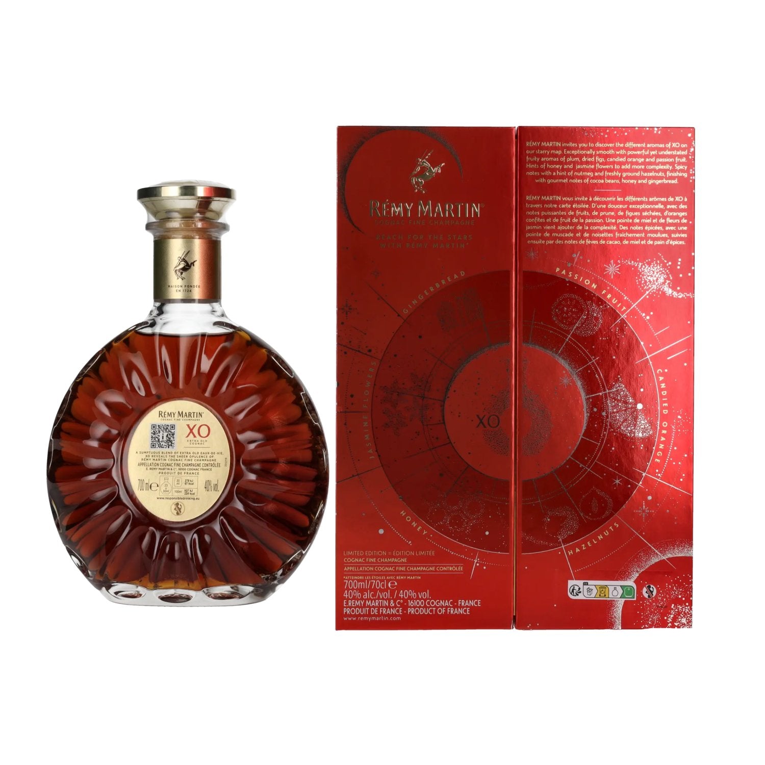Rémy Martin XO Cognac Fine Champagne End of the Year Limited Edition 40% Vol. 0,7l in gift box