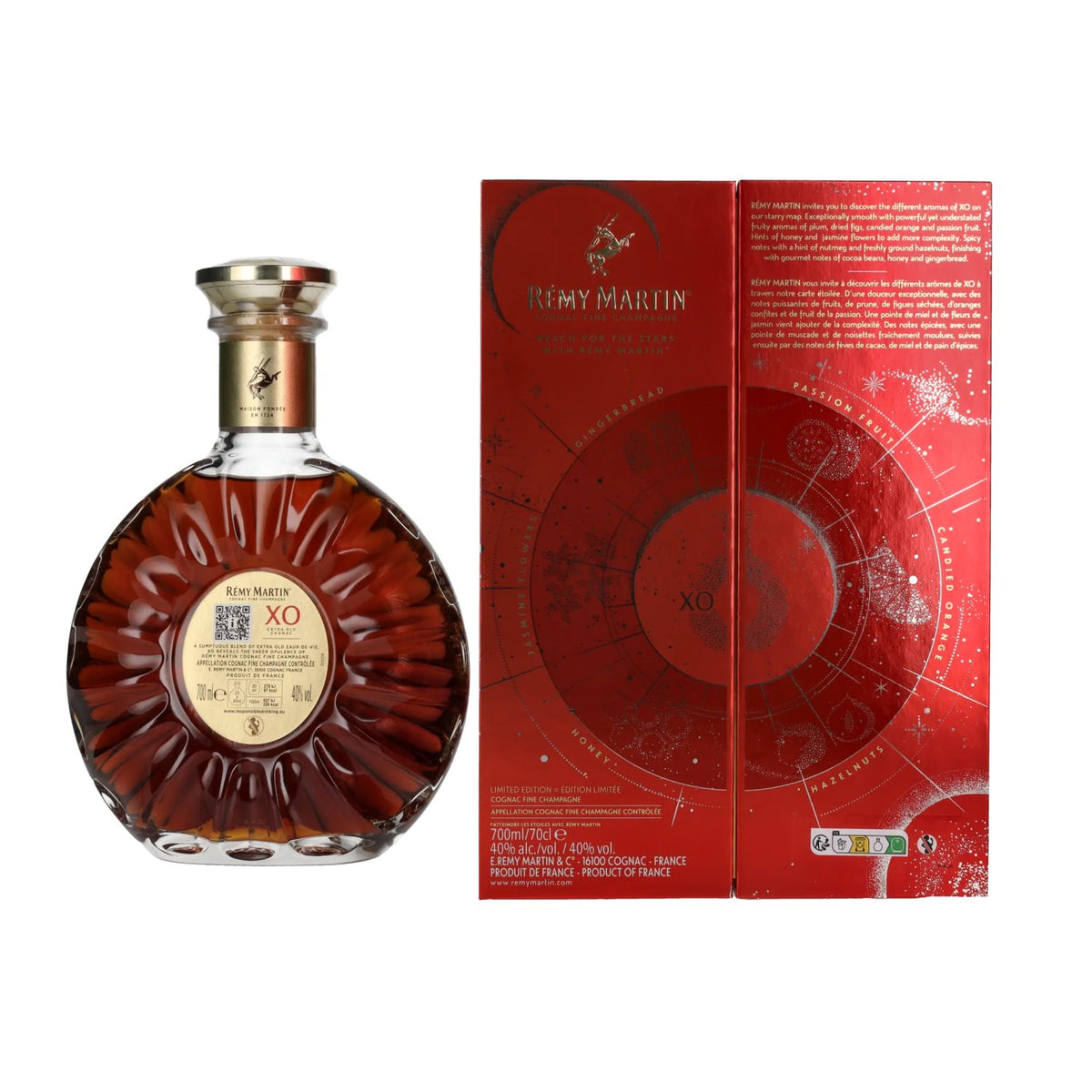 Rémy Martin XO Cognac Fine Champagne End of the Year Limited Edition 40% vol. 0,7l en coffret cadeau