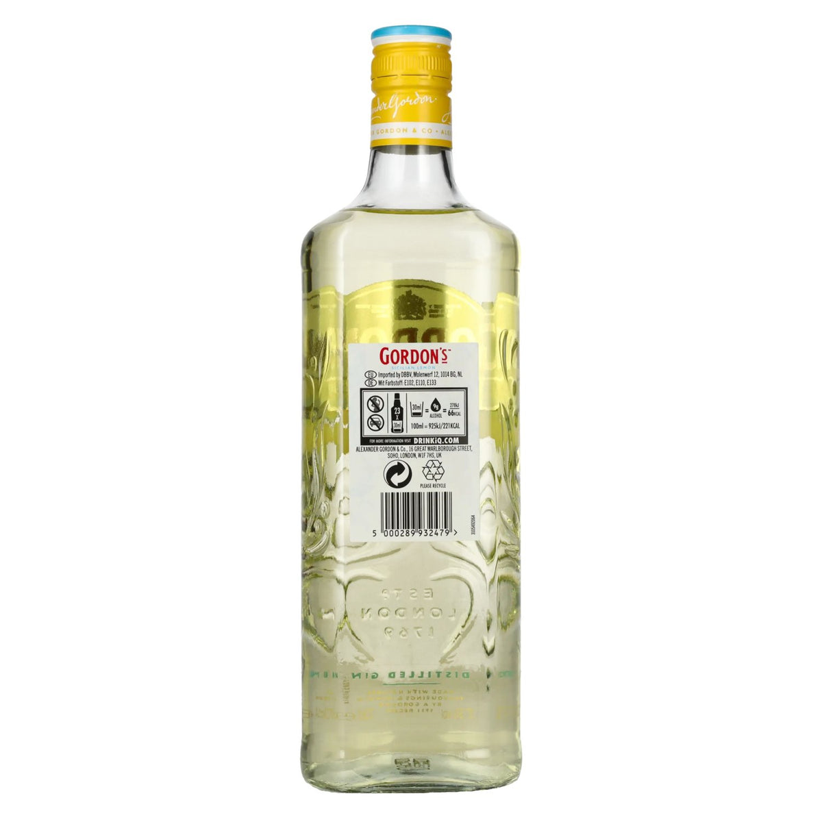 Gordon's SICILIAN LEMON Distilled Gin 37,5% Vol. 0,7l