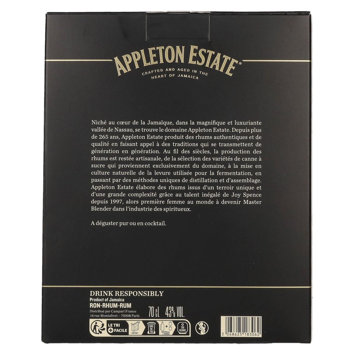 Appleton Estate 12 Years Old Rare Casks Jamaica Rum 43% Vol. 0,7l in gift box with 2 glasses