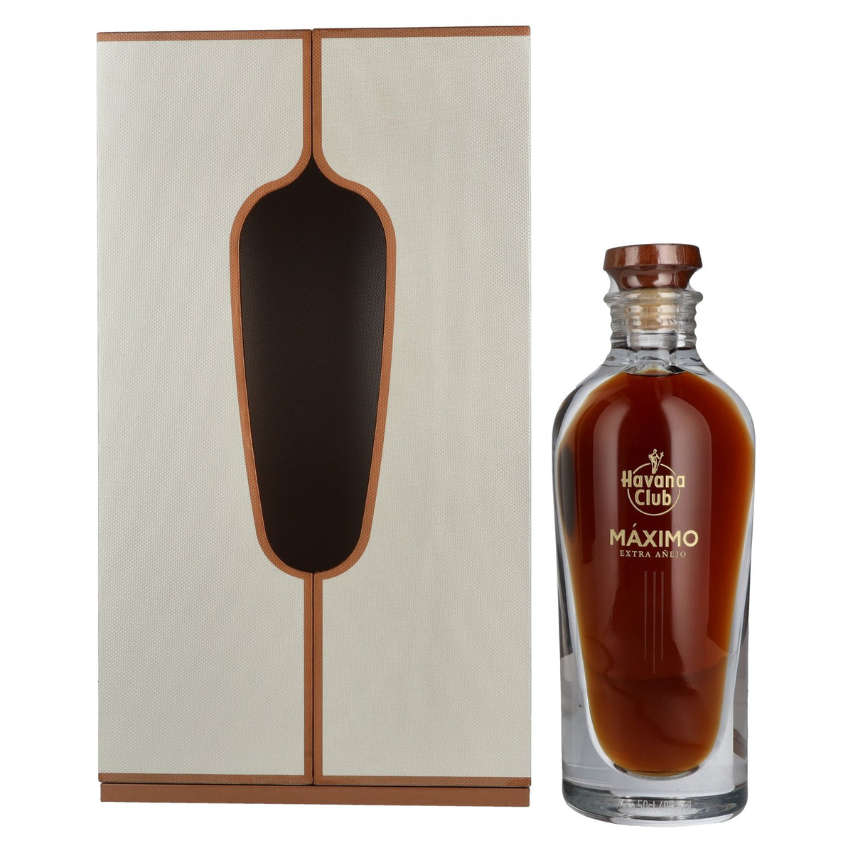 Havana Club Máximo Extra Añejo Rum 40% Vol. 0,5l dans une caisse en bois