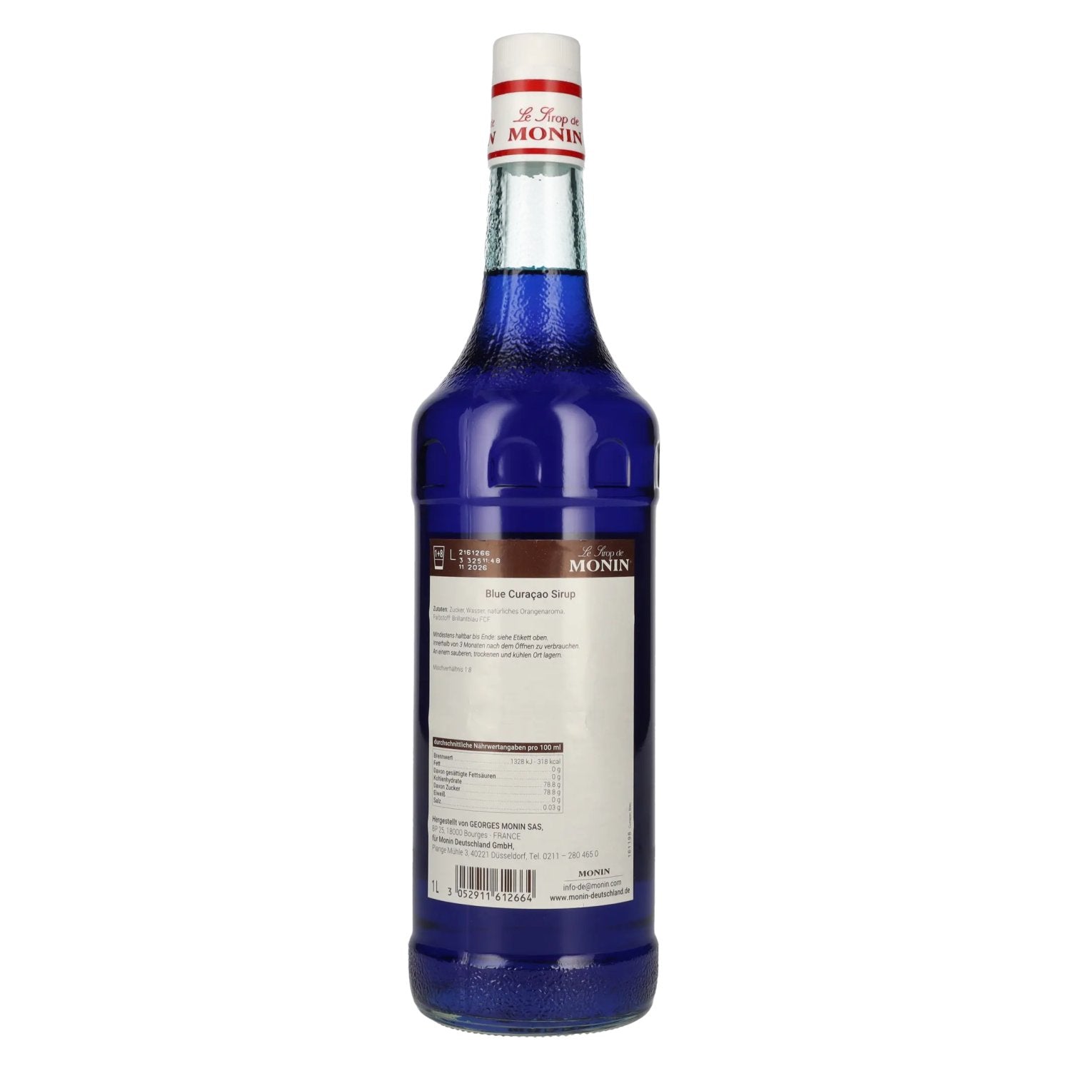 Le Sirop de Monin CURACAO BLEU 1l