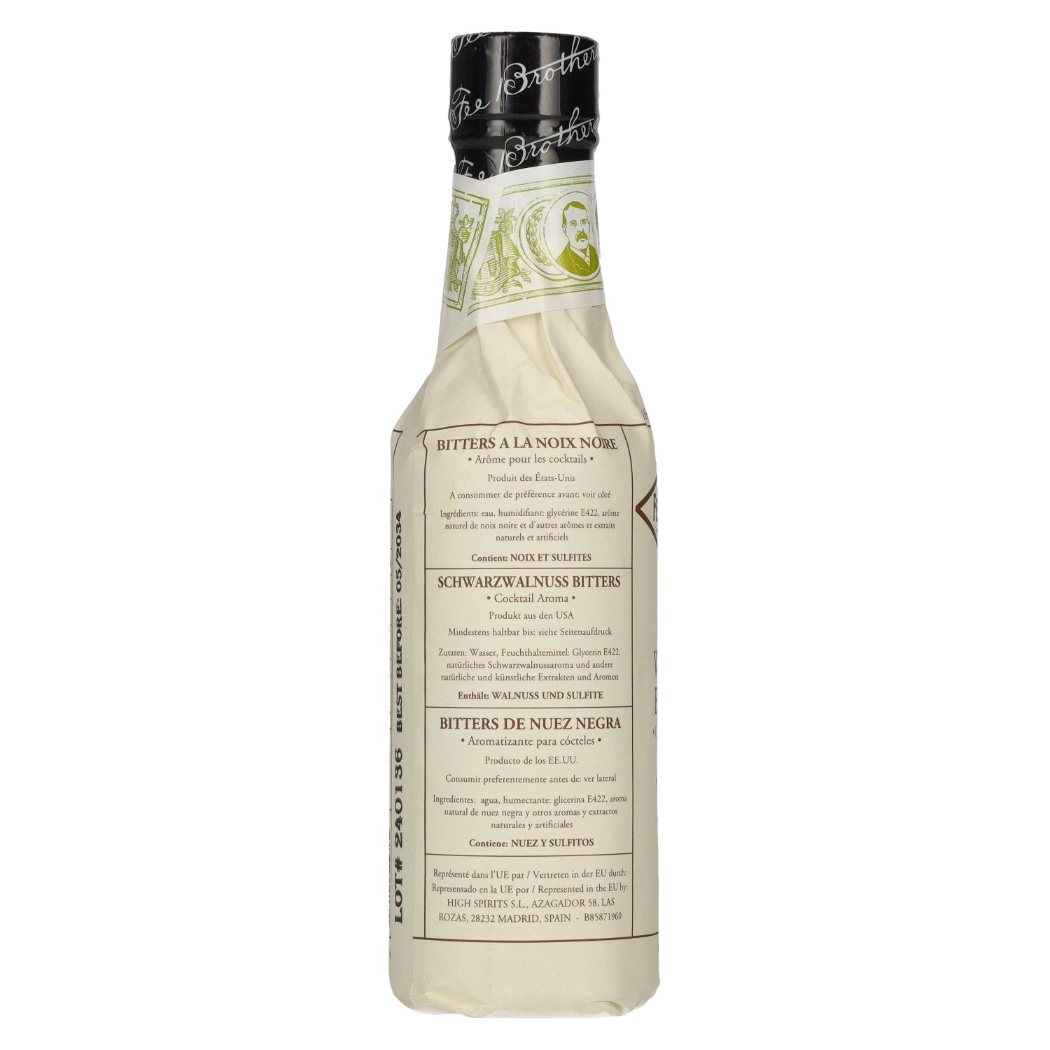 Fee Brothers Black Walnut Bitters 6.4% ABV 0.15l