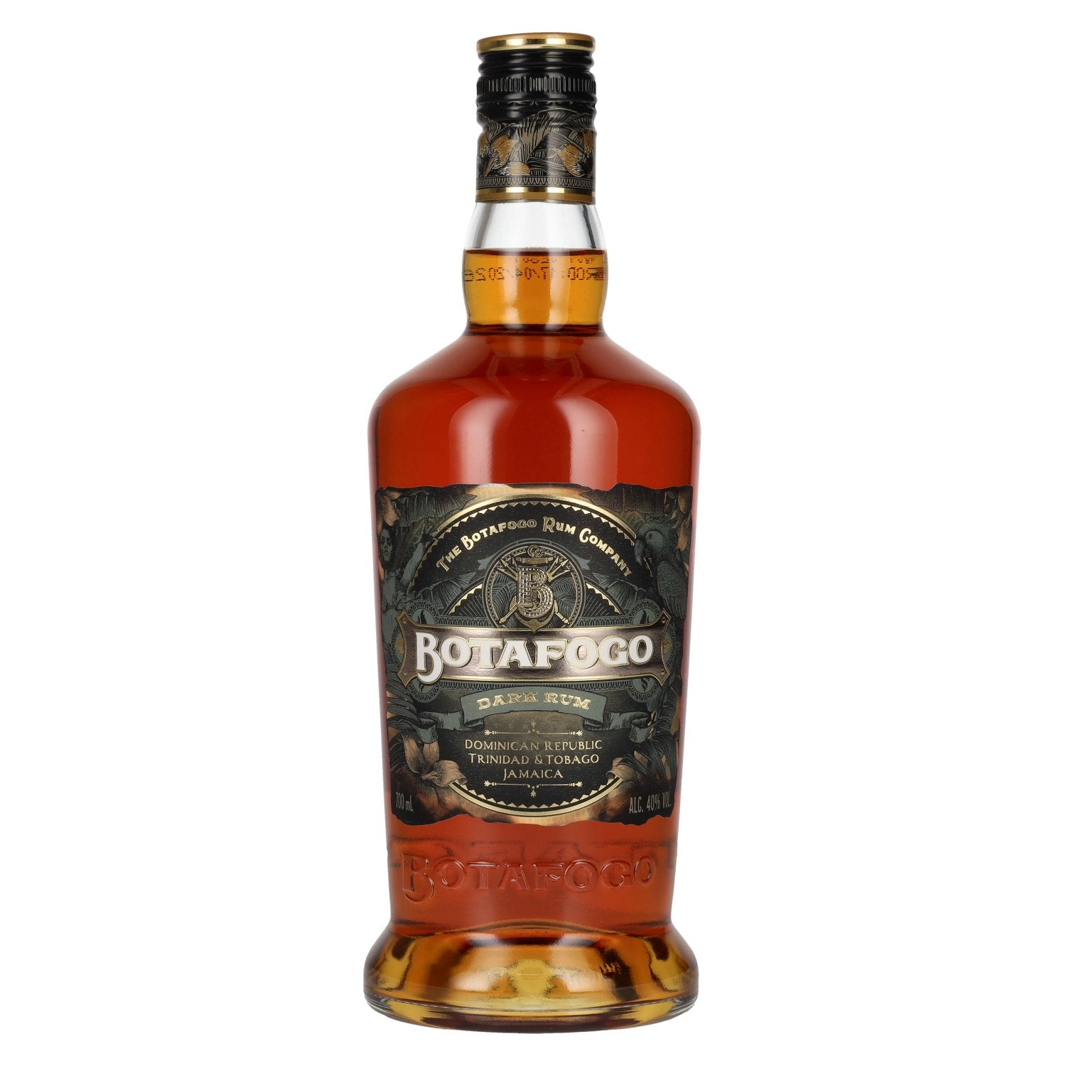 Botafogo DARK RUM Dominican Republic Trinidad &amp; Tobago Jamaica 40% vol. 0.7 l