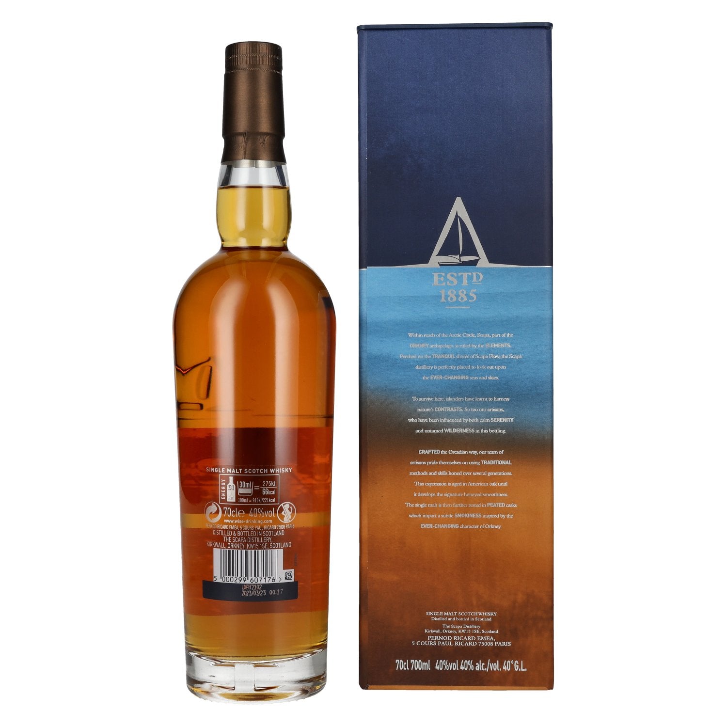 Scapa The Orcadian Glansa 40% vol. 0,7l en boîte cadeau