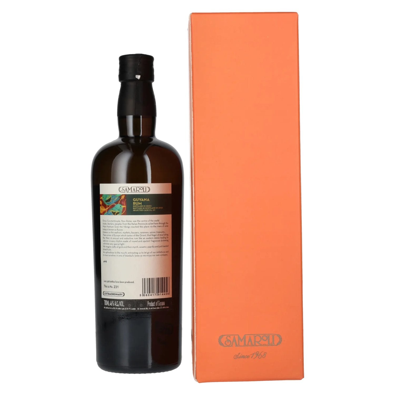 Samaroli Guyana Rum 2003 46% Vol. 0,7l in gift box