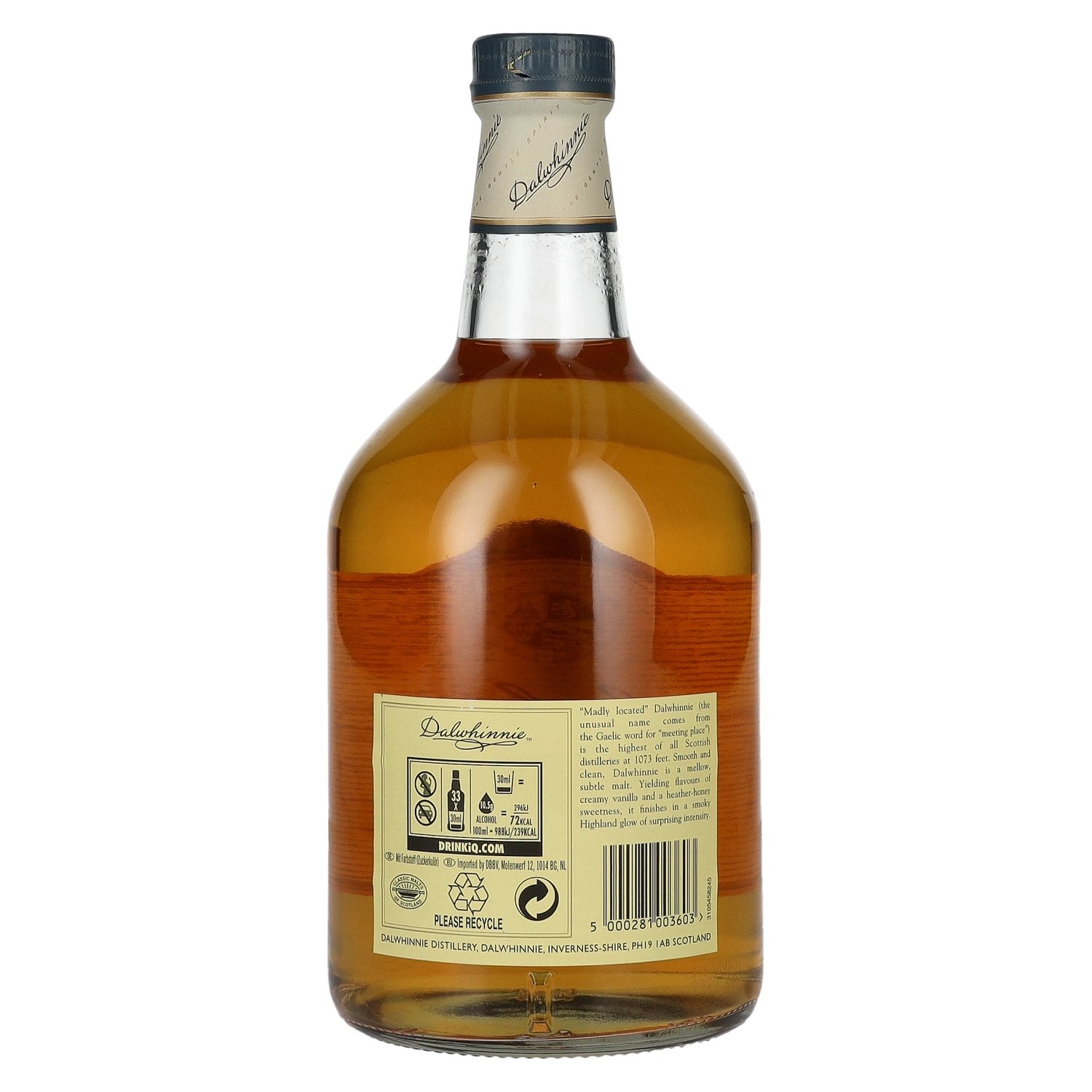 Dalwhinnie 15 Years Old Highland Single Malt Scotch Whisky 43% Vol. 1l