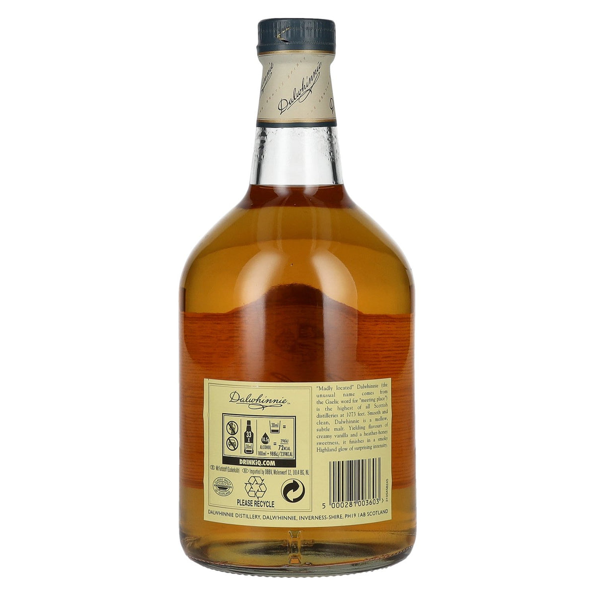 Dalwhinnie 15 Years Old Highland Single Malt Scotch Whisky 43% Vol. 1l