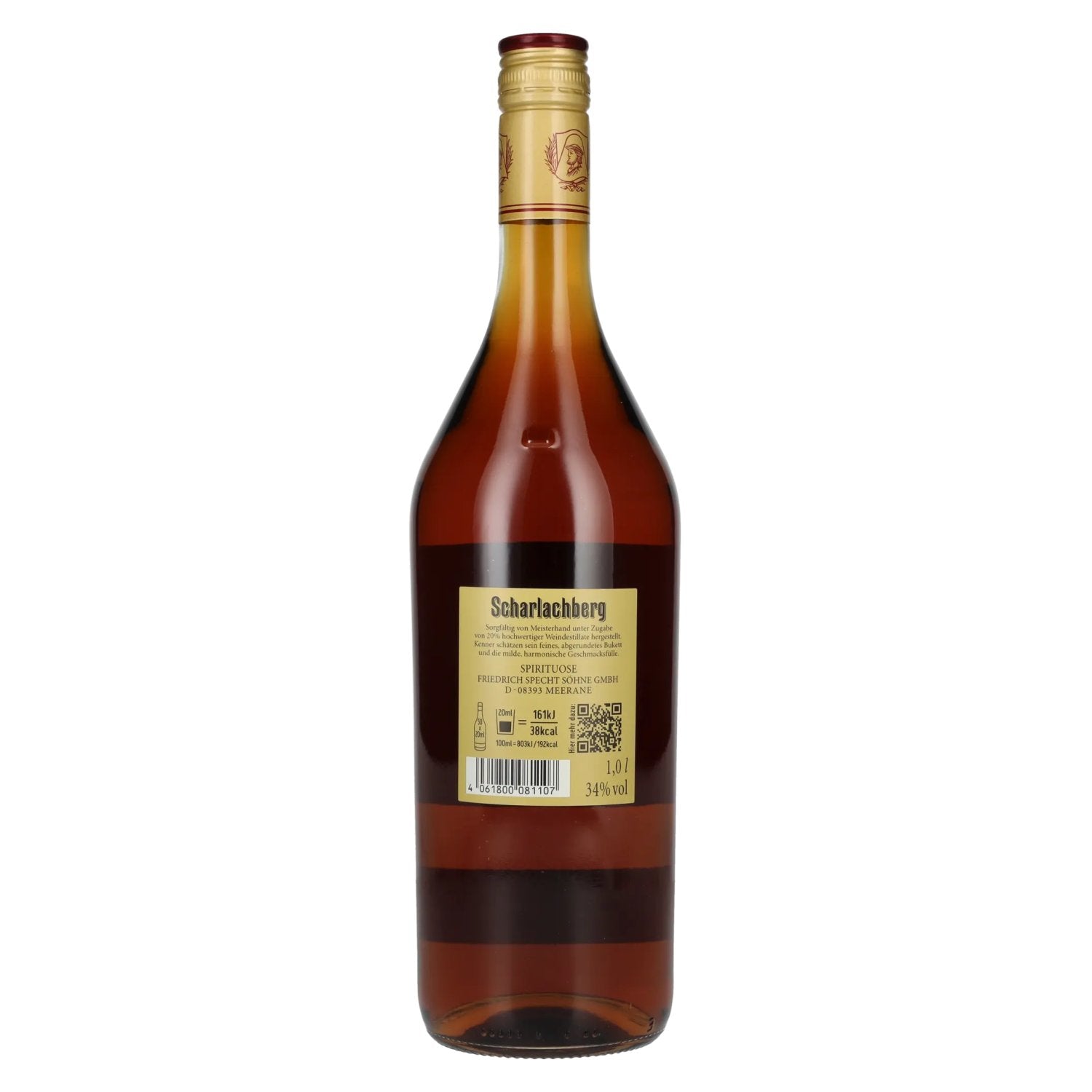 Scharlachberg Master Brandy 34% Vol. 1l