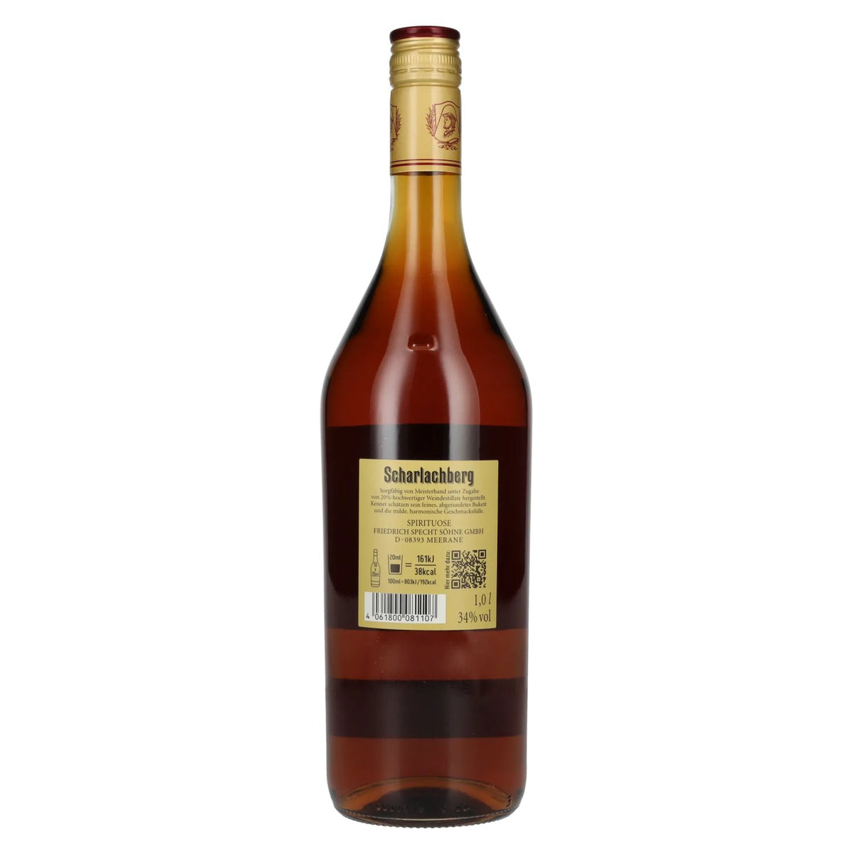 Scharlachberg Master Brandy 34% Vol. 1l