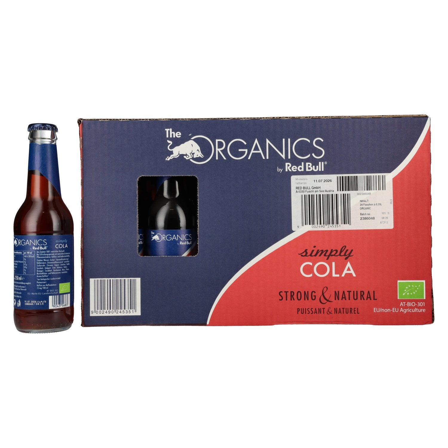 Red Bull Organics by Red Bull Simply COLA 24x0,25l