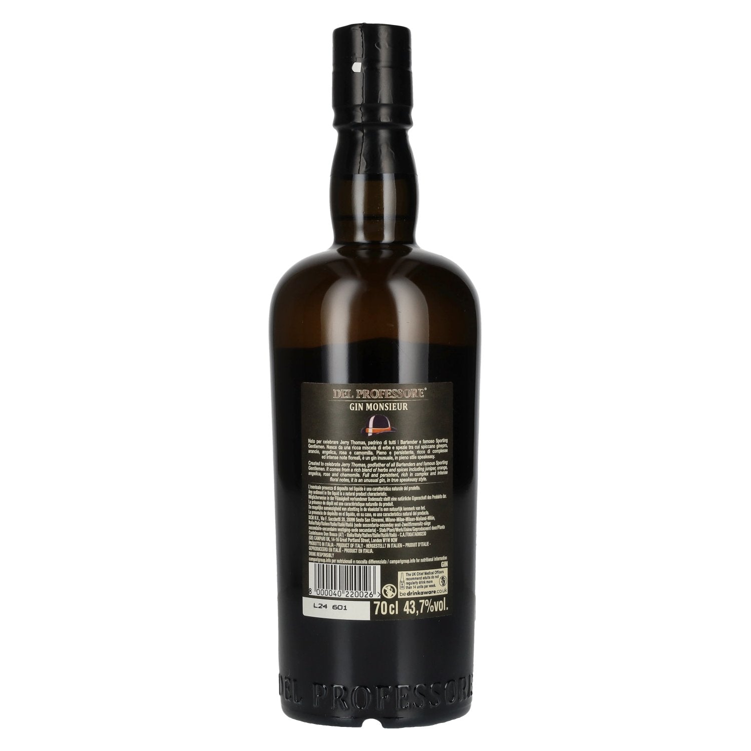 Del Professore Gin MONSIEUR 43,7 % vol. 0,7 l