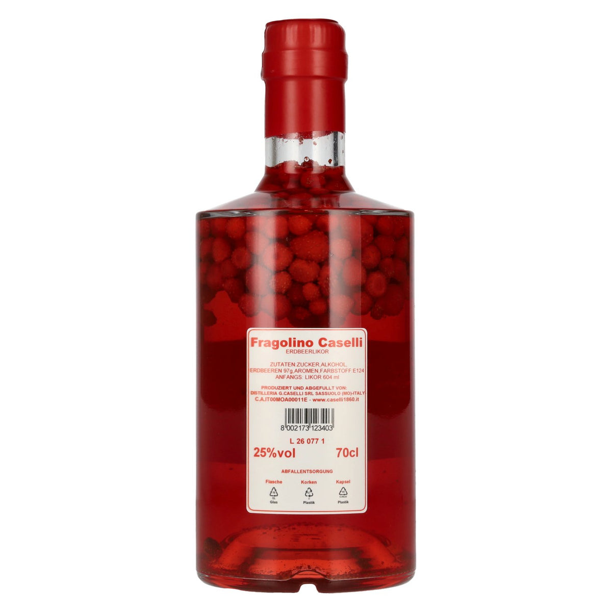 Caselli Fragolino Liquore con Fragoline di bosco 25% Vol. 0,7l
