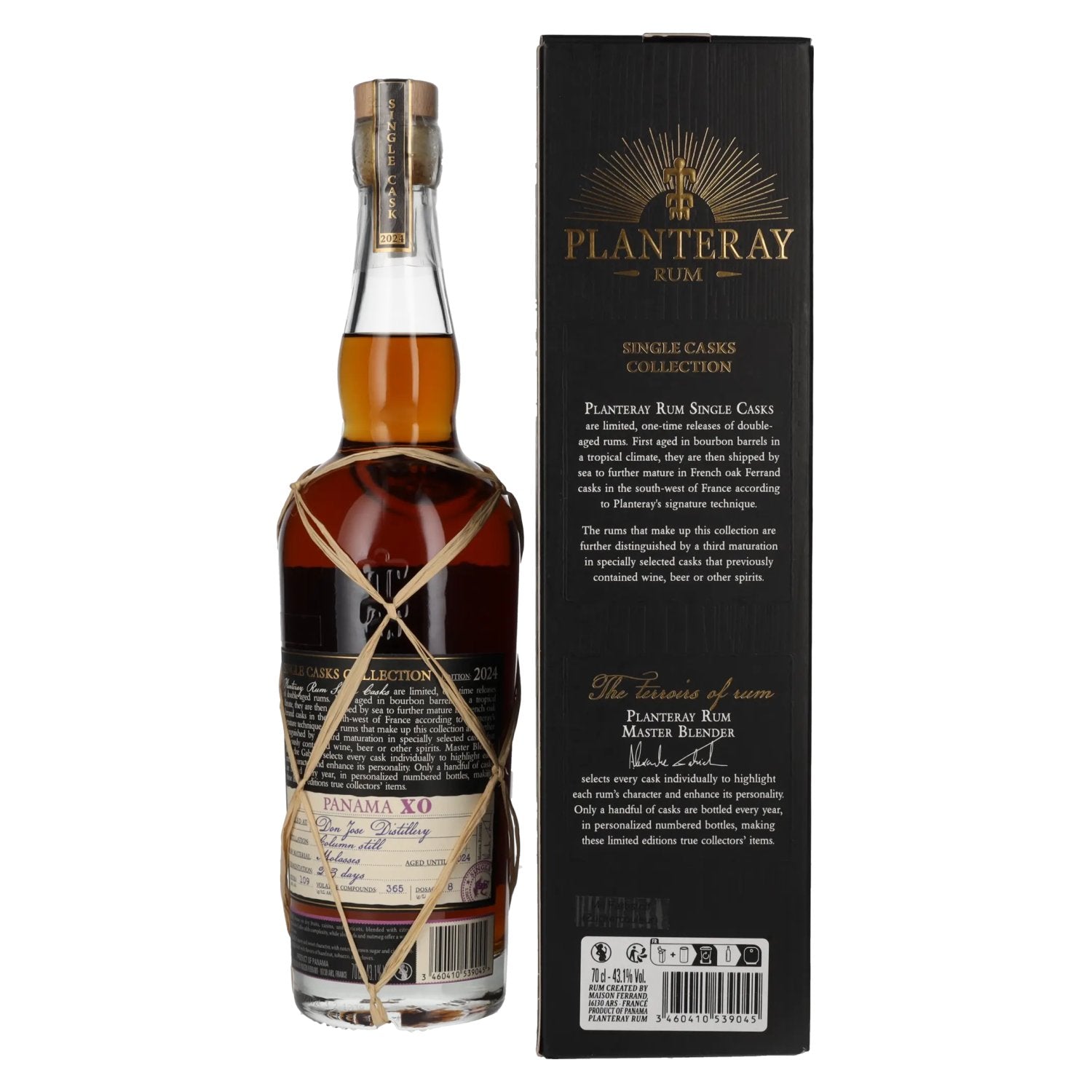 Planteray Rum PANAMA XO Marsala Cask Finish 43,1% Vol. 0,7l in gift box