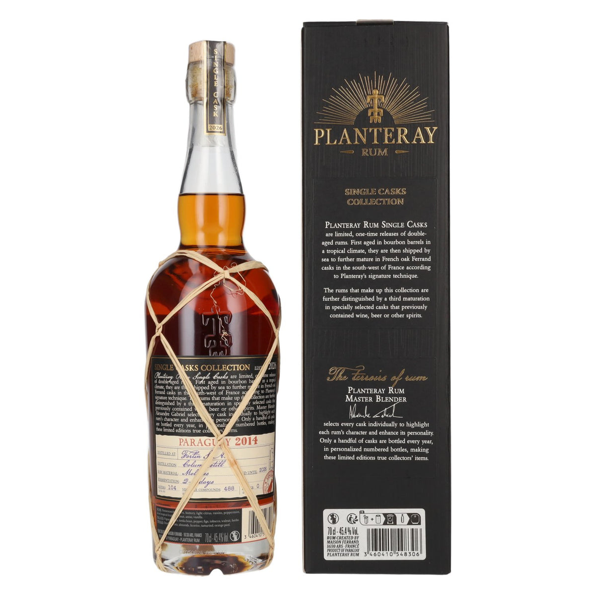 Planteray Rum PARAGUAY Single Cask Marsala Barrel 2014 45,4% Vol. 0,7l in Geschenkbox