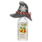 Eau-de-vie des Alpes Nannerl STEINBEISSER Williams 35 % vol., 0,02 l, avec chapeau en feutre
