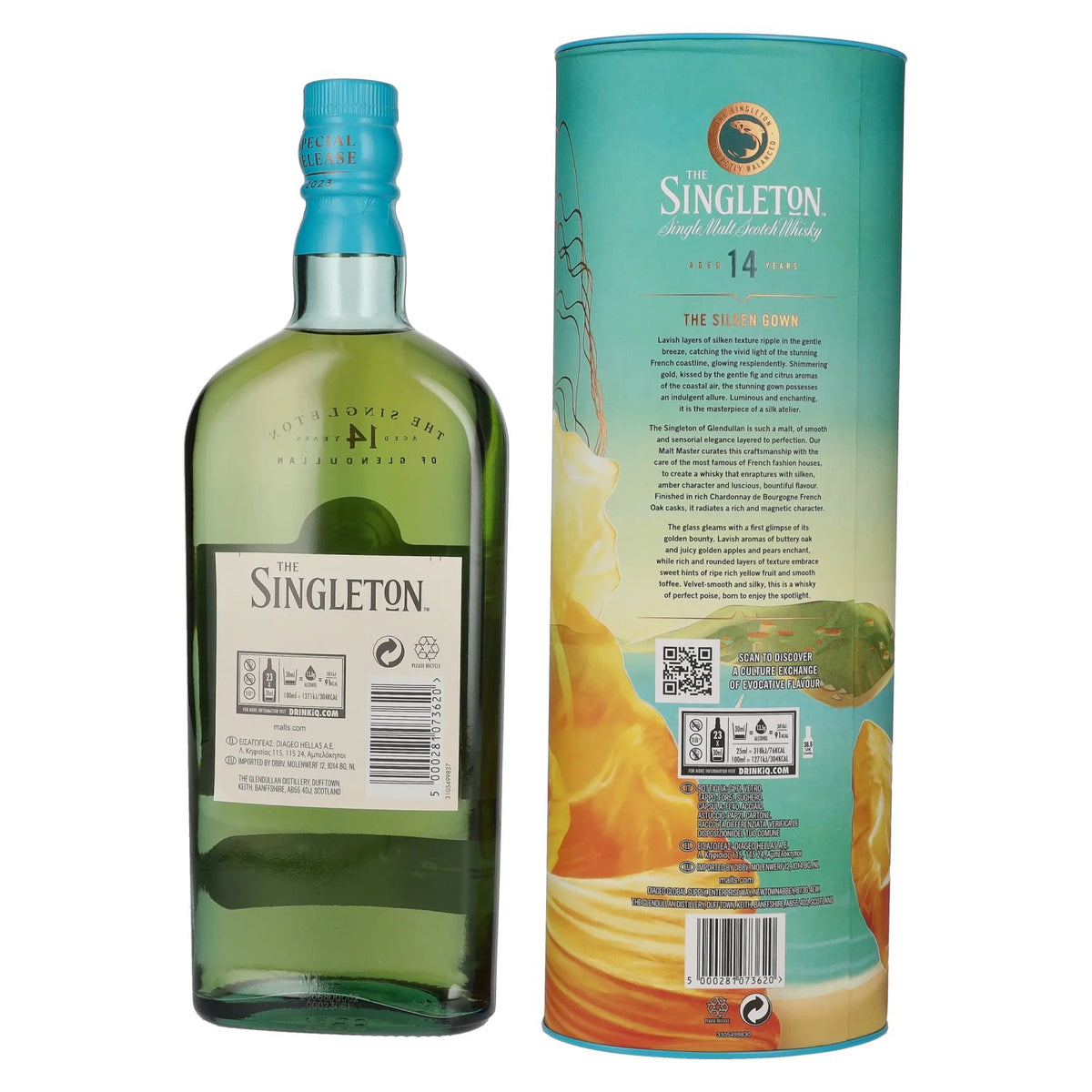 The Singleton 14 Years Old The Silken Gown Speyside Single Malt Special Release 2023 55% Vol. 0,7l en coffret cadeau