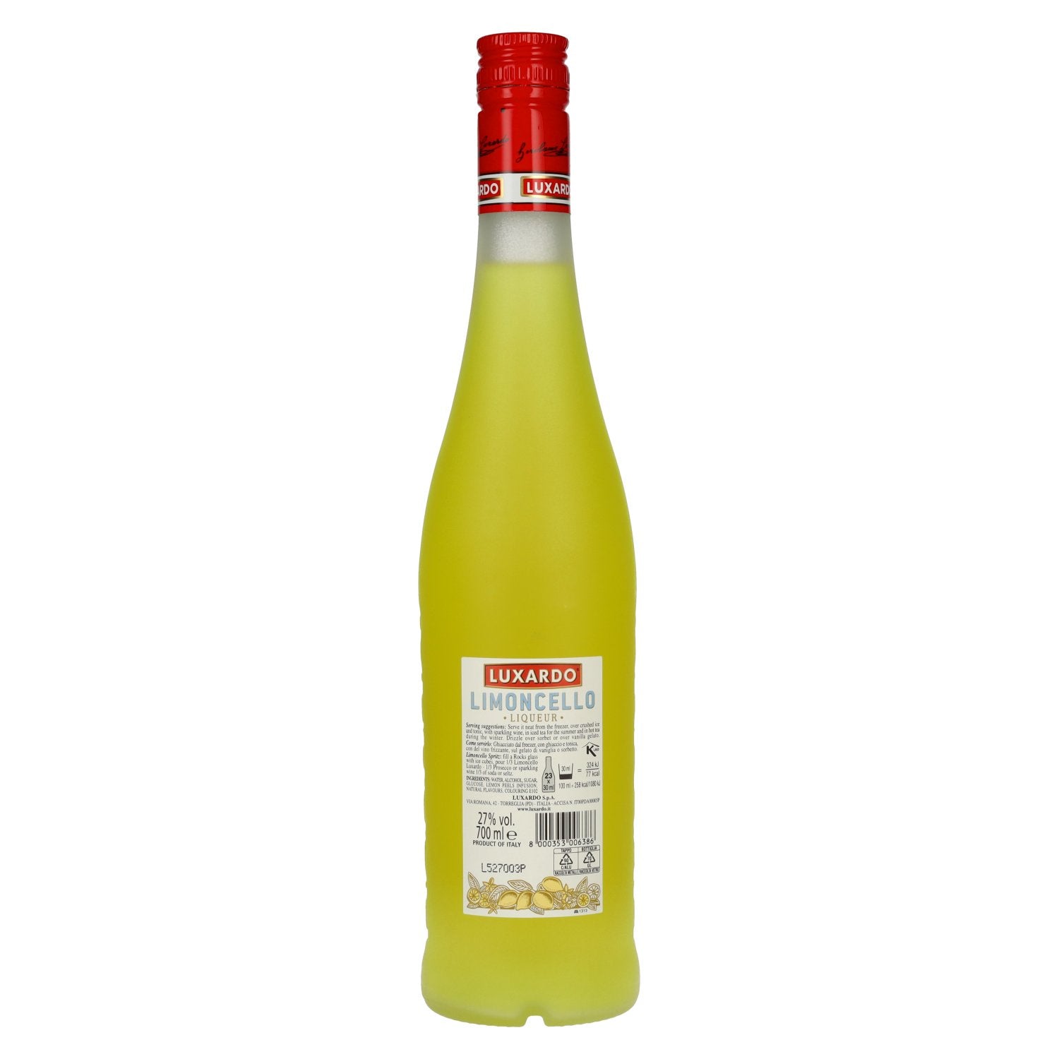 Luxardo LIMONCELLO Liqueur 27% vol. 0,7l