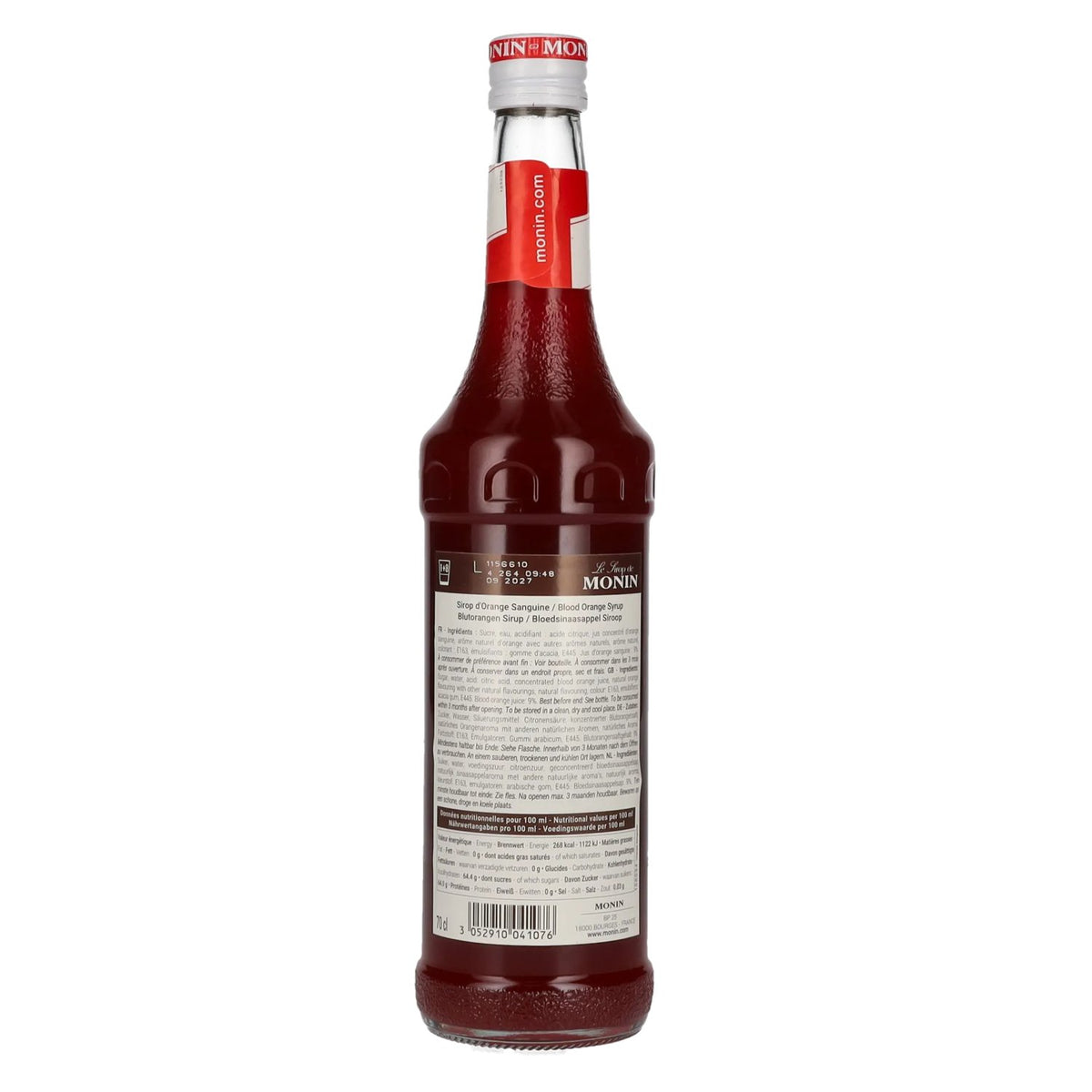 Le Sirop de Monin BLUTORANGE 0,7l