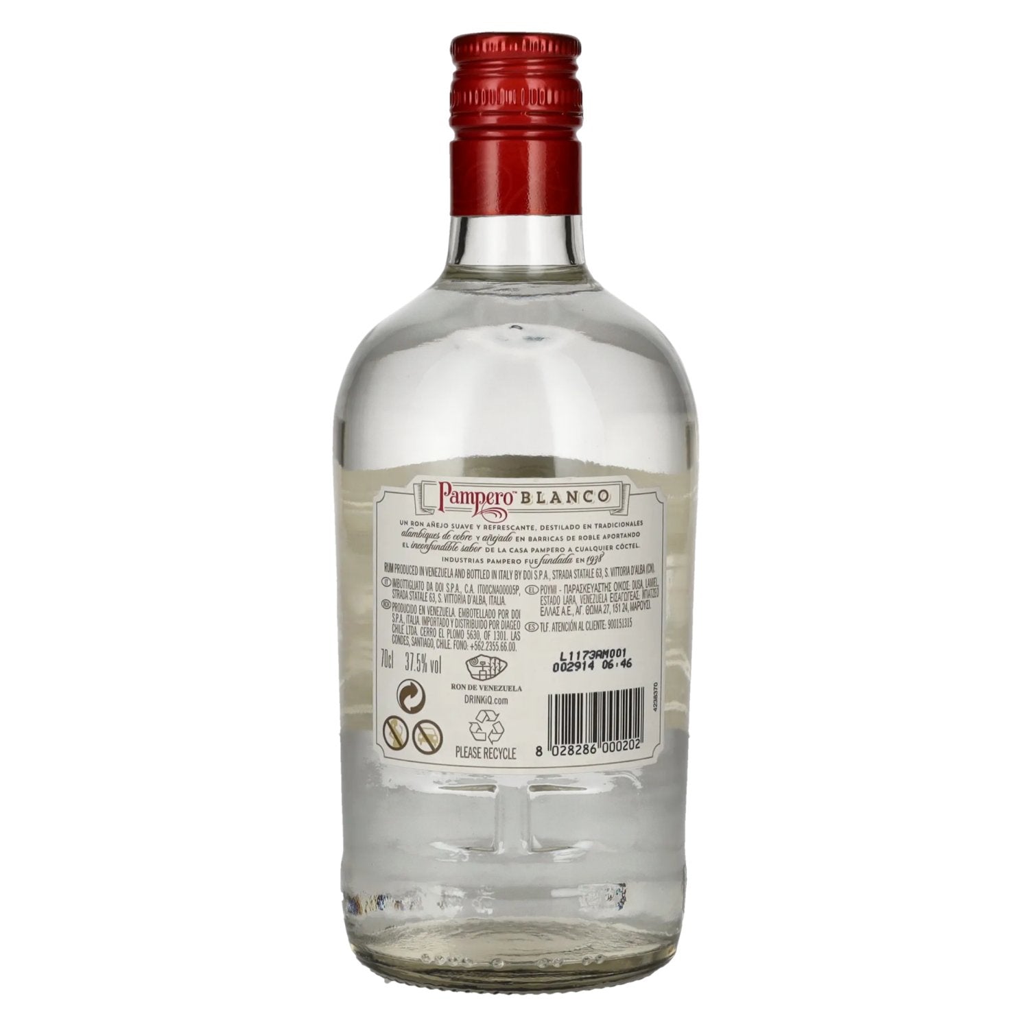 Pampero Añejo BLANCO 37,5% Vol. 0,7l
