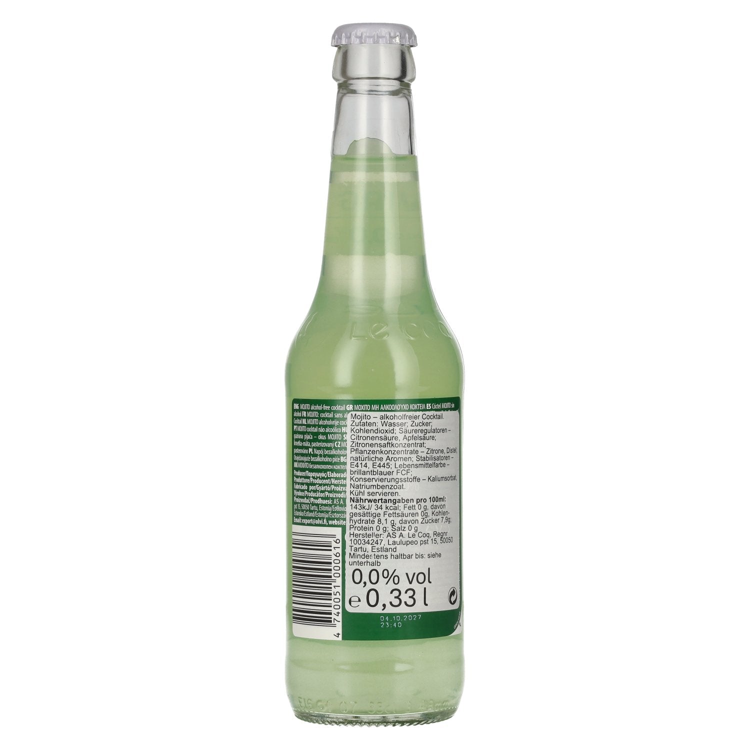 Le Coq MOJITO CLASSIC non-alcoholic 0.0% 24 x 0.33 l