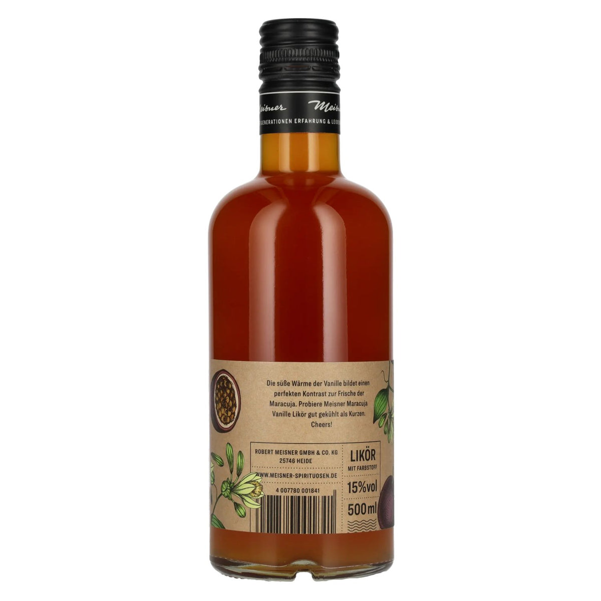 Meisner Maracuja Vanille Liqueur 15% Vol. 0,5l