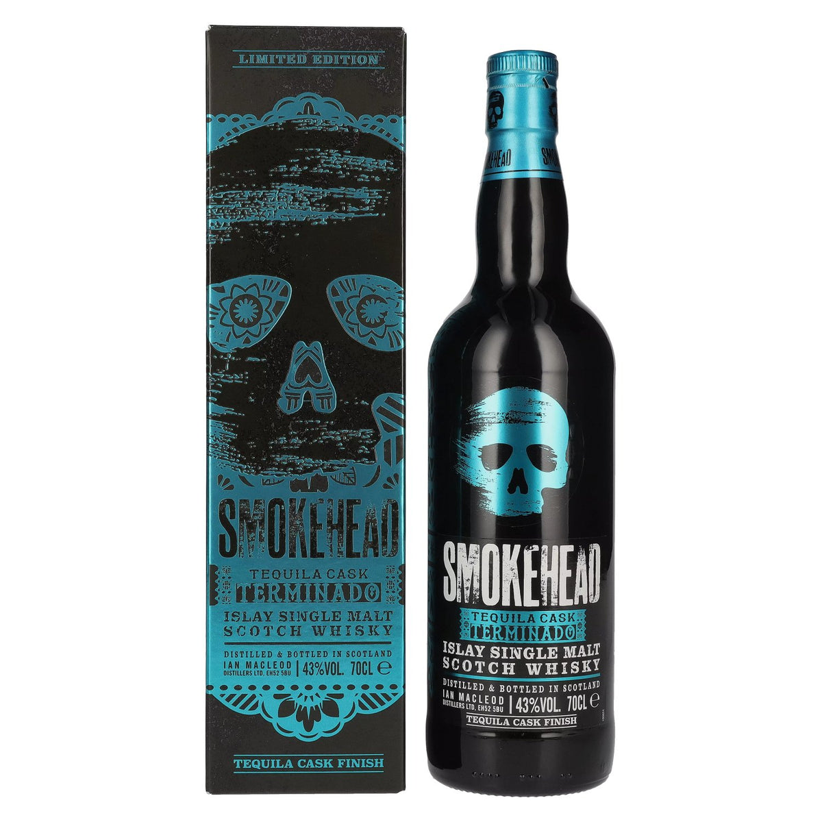 Smokehead TEQUILA CASK TERMINADO Islay Single Malt Whisky Limited Edition 43% Vol. 0,7l in gift box