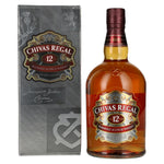 Chivas Regal 12 ans d'âge, whisky écossais blended, 40 % vol., 1 l, dans un coffret cadeau