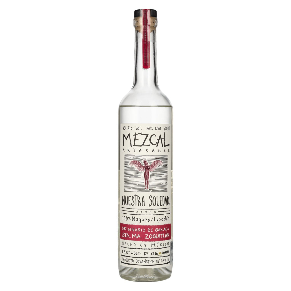 Nuestra Soledad Mezcal Joven STA. MA. ZOQUITLÁN 46% vol. 0,7l