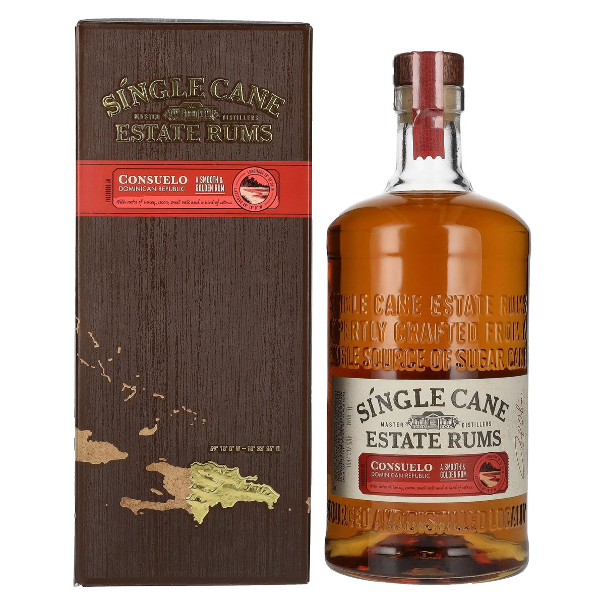 Single Cane Estate Rums CONSUELO 40% Vol. 1l in gift box