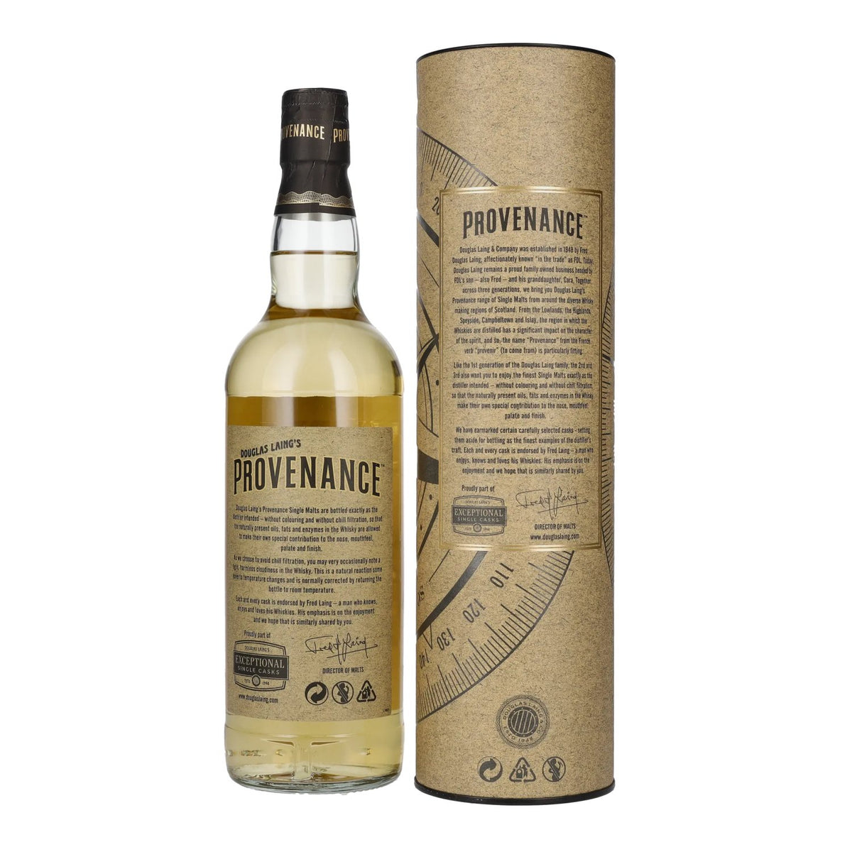 Douglas Laing PROVENANCE Blair Athol 12 Years Old Single Cask Malt 2007 46% Vol. 0,7l in gift box