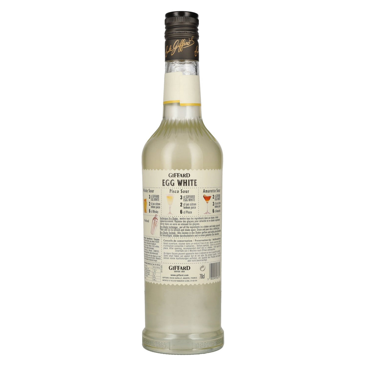 Giffard EGG WHITE Sirop 0,7l