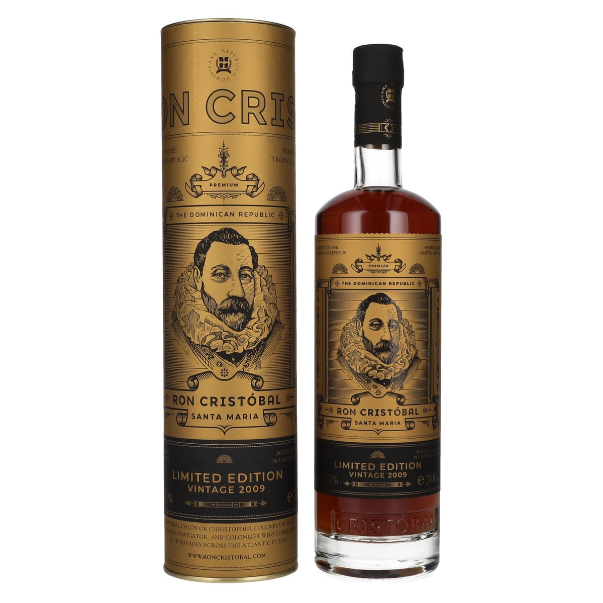 Ron Cristóbal Santa Maria Limited Edition Vintage 2009 45% vol. 0,7l en boîte cadeau