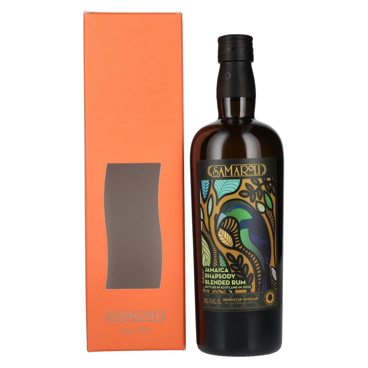 Samaroli Jamaica Rhapsody Blended Rum 2023 45% vol. 0,7l en boîte cadeau