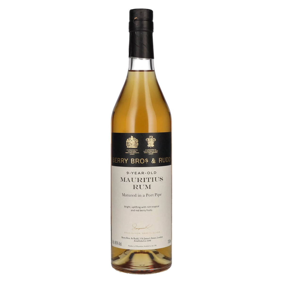 Berry Bros. &amp; Rudd MAURITIUS 9 Years Old Rum 46% Vol. 0,7l