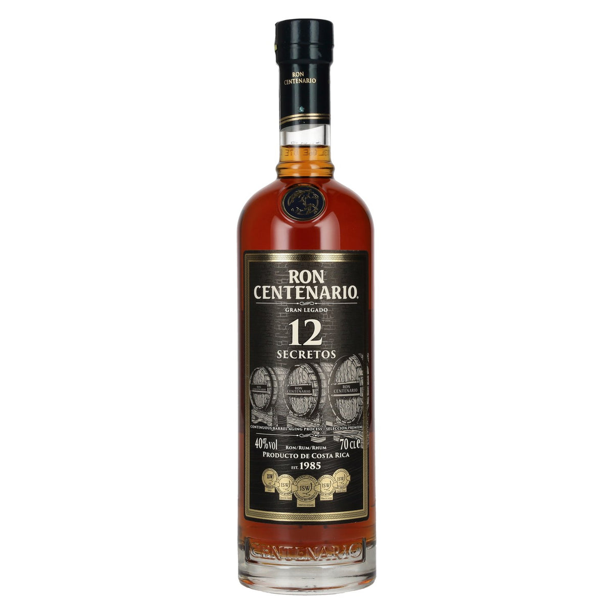 Ron Centenario GRAN LEGADO 12 Secretos Rhum 40 % vol. 0,7 l