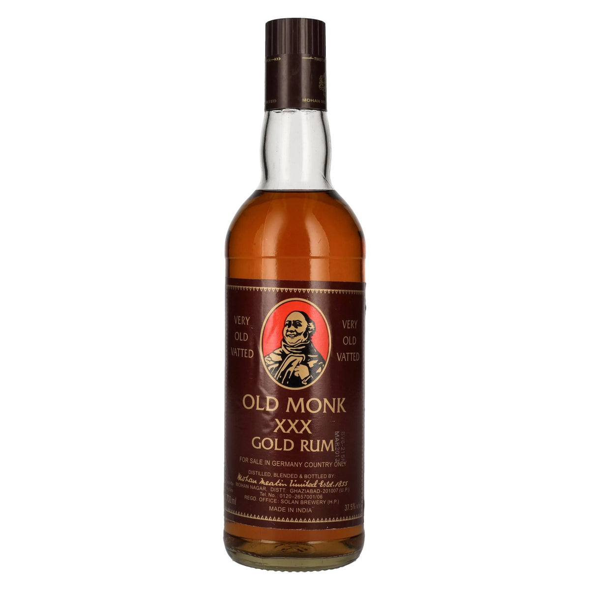 Rhum Old Monk XXX Gold 37,5 % vol. 0,7 l