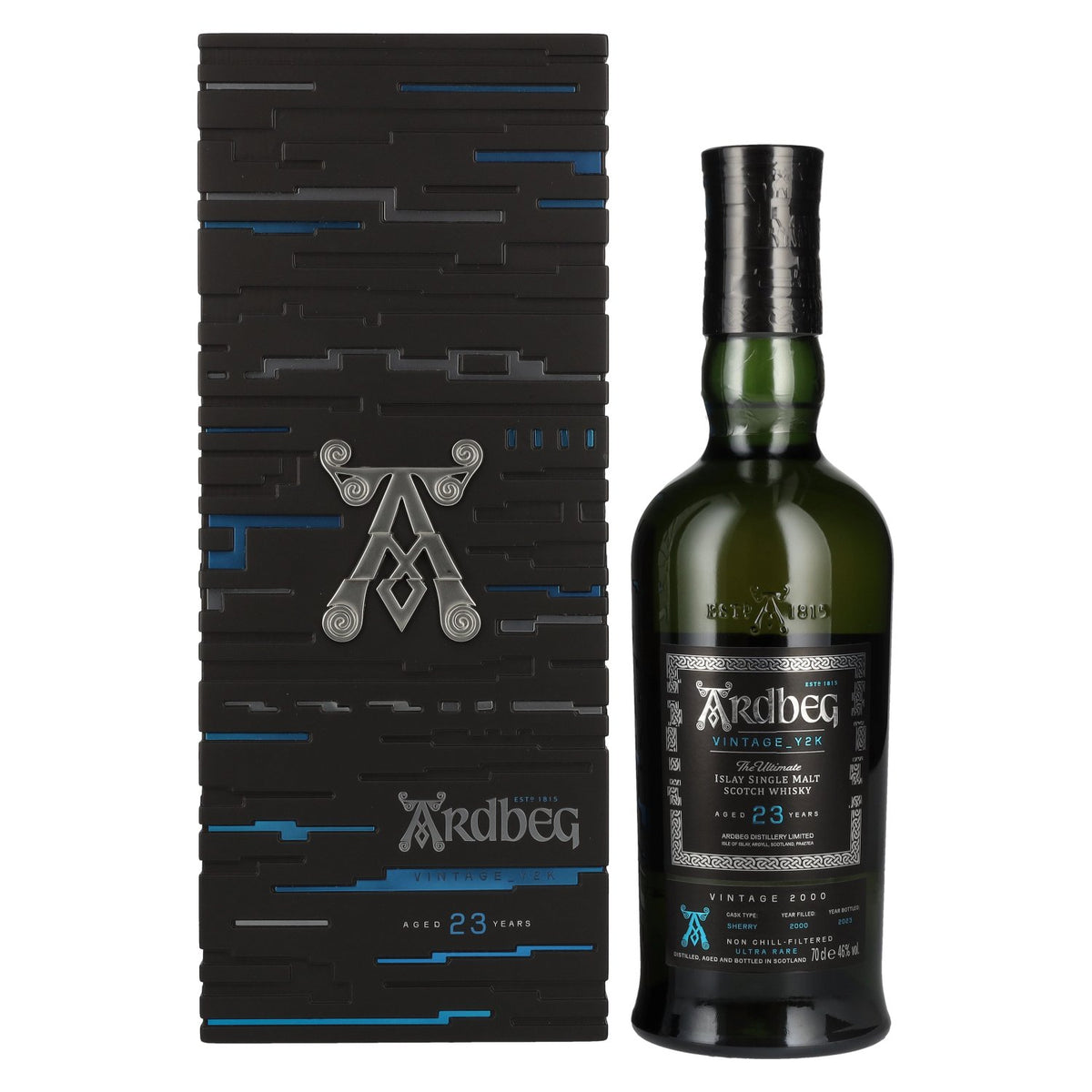 Ardbeg 23 Years Old The Ultimate Vintage Y2K 2000 46% Vol. 0,7l in gift box