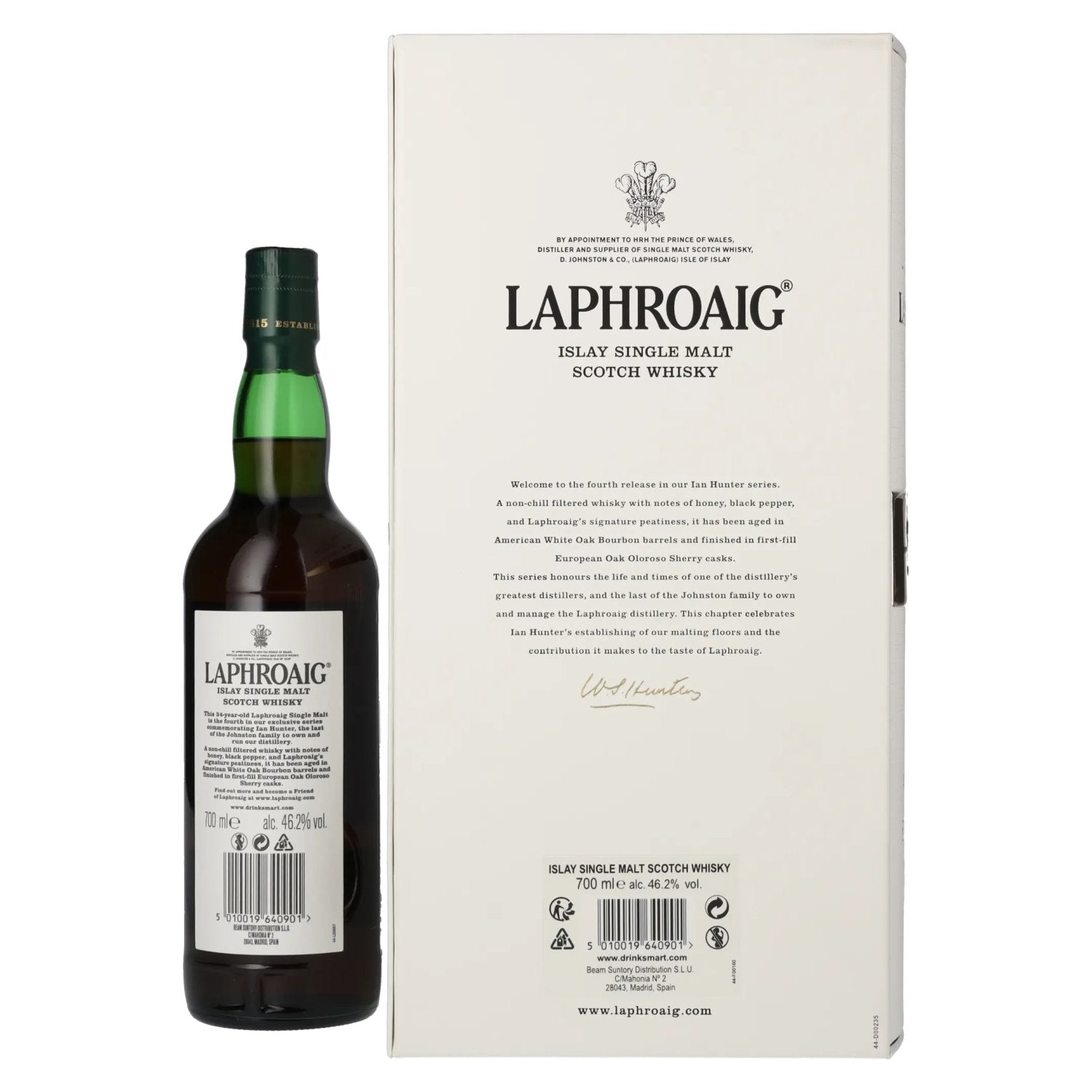 Laphroaig 34 Years Old The Ian Hunter Story Book 4: Malt Master 46,2% Vol. 0,7l in Geschenkbox