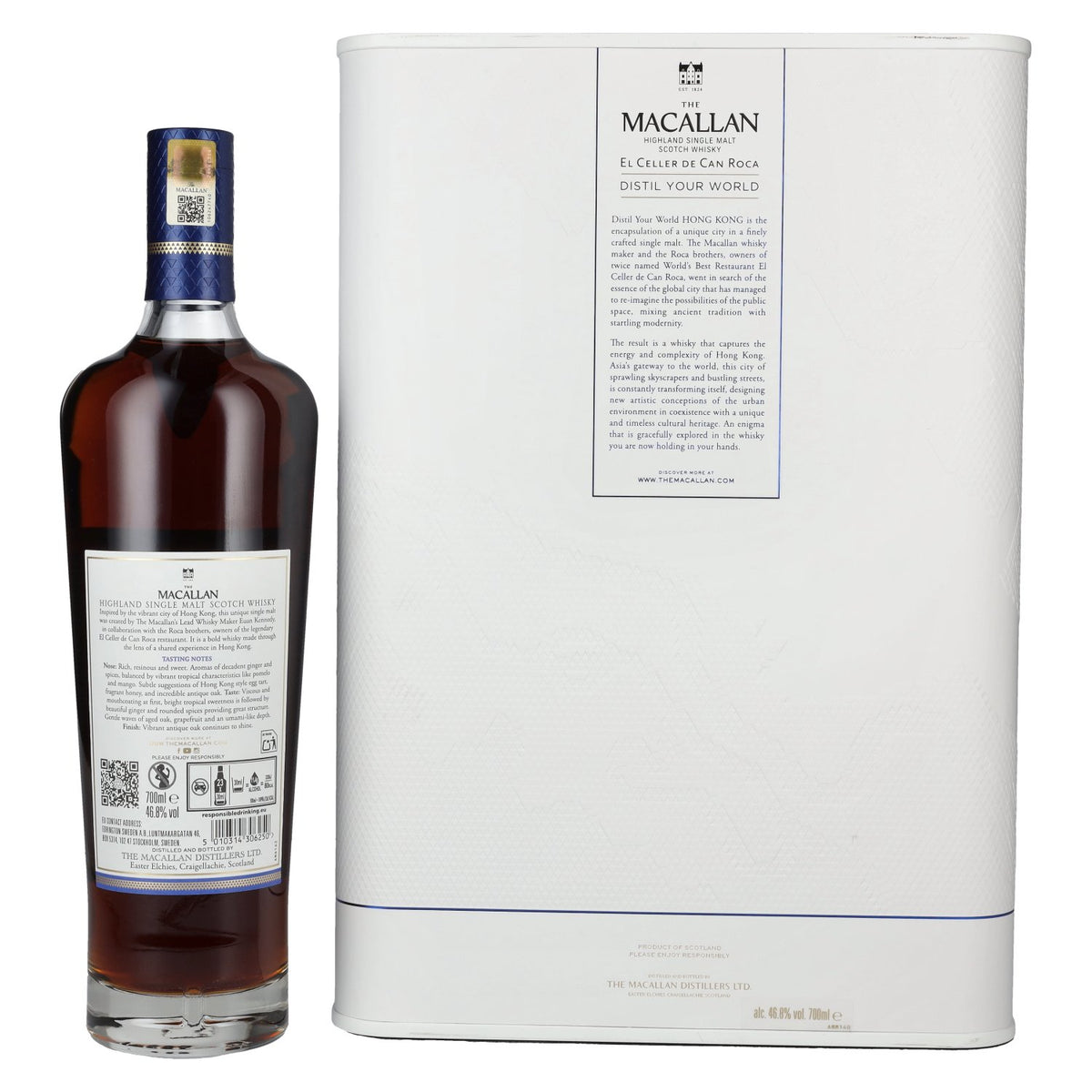 The Macallan Distil Your World HONG KONG Limited Edition 46.8% vol. 0.7l in a gift box