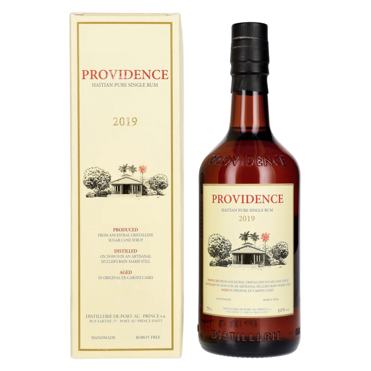 PROVIDENCE Haitian Pure Single Rum 2019 52% Vol. 0,7l in Geschenkbox