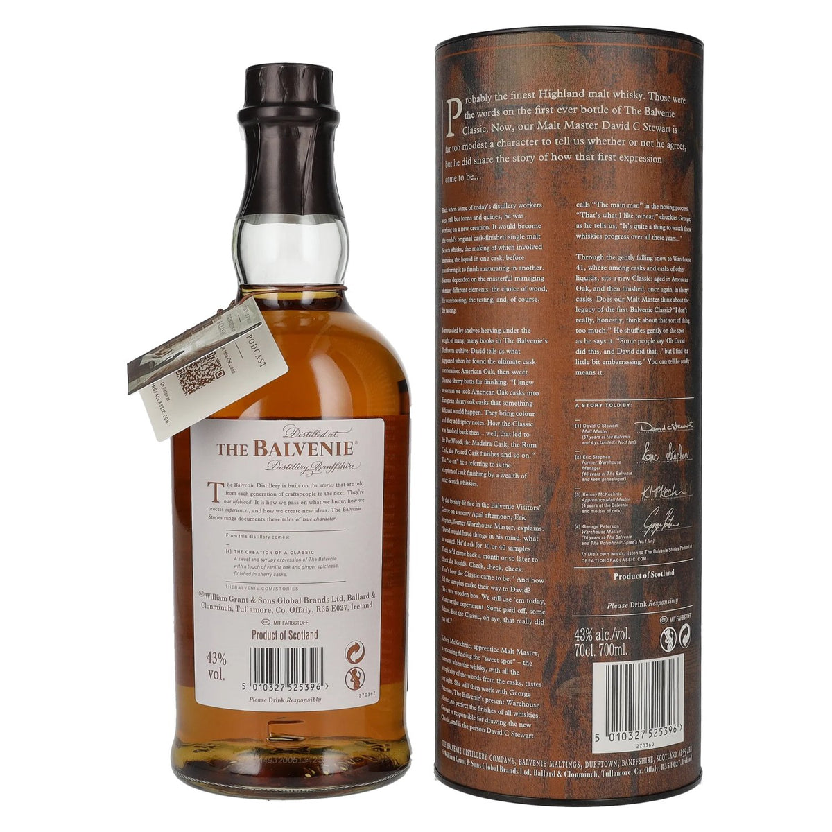 The Balvenie THE CREATION OF A CLASSIC 43% Vol. 0,7l in Geschenkbox