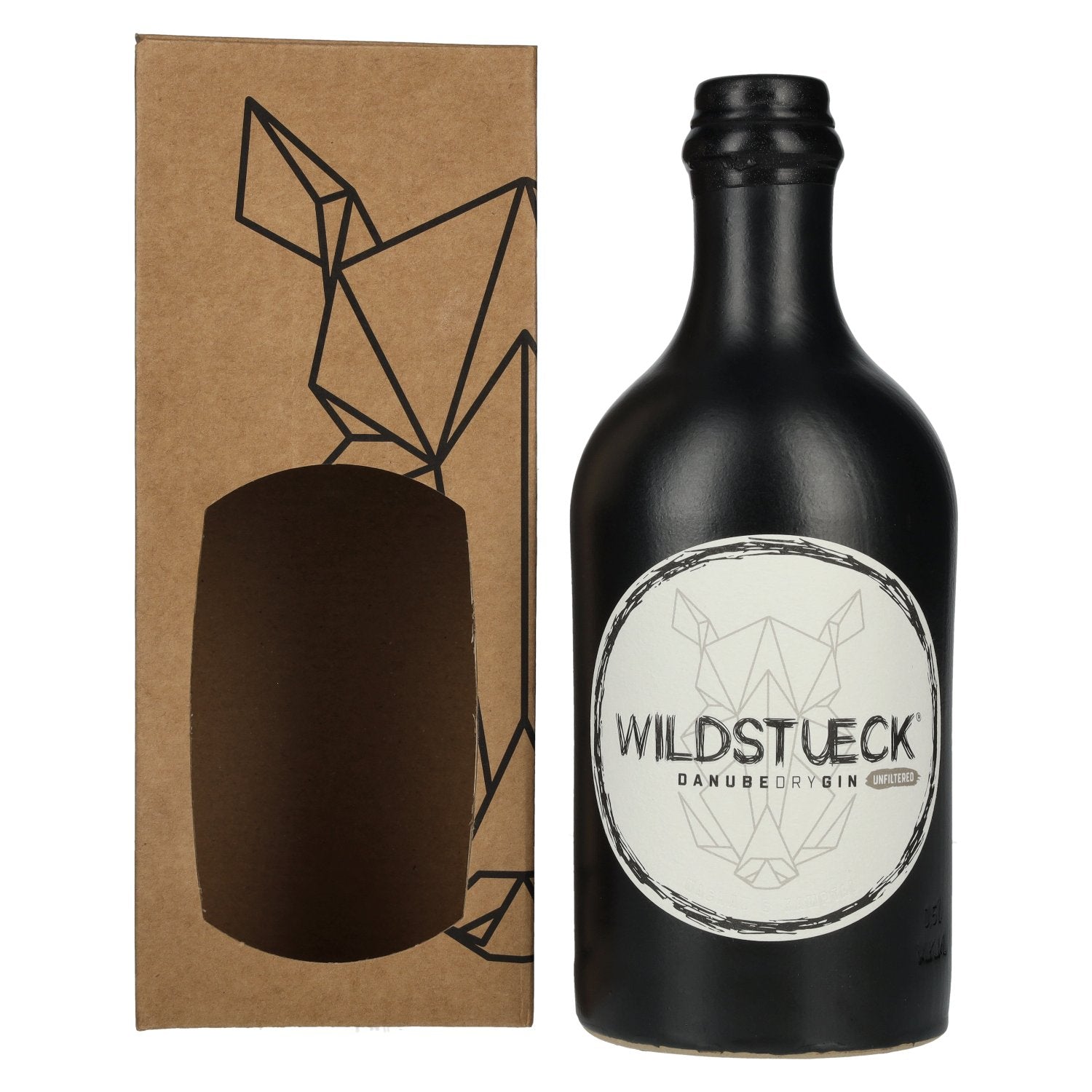 Wildstueck Danube Dry Gin Unfiltered 42% Vol. 0,5l en boîte cadeau