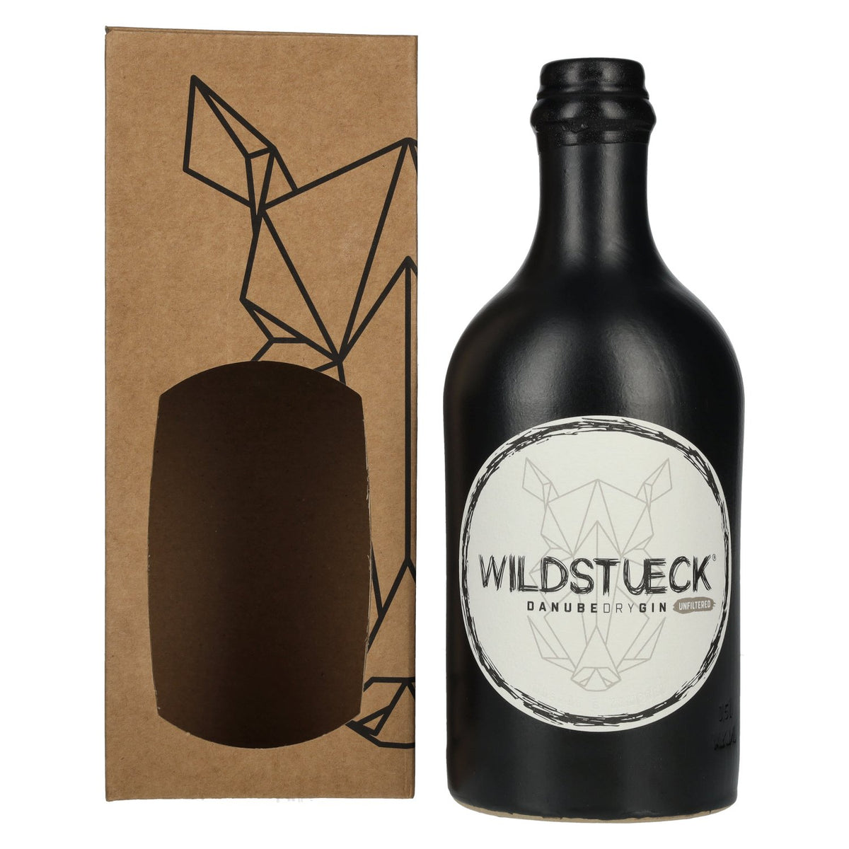 Wildstueck Danube Dry Gin Unfiltered 42% Vol. 0,5l in gift box