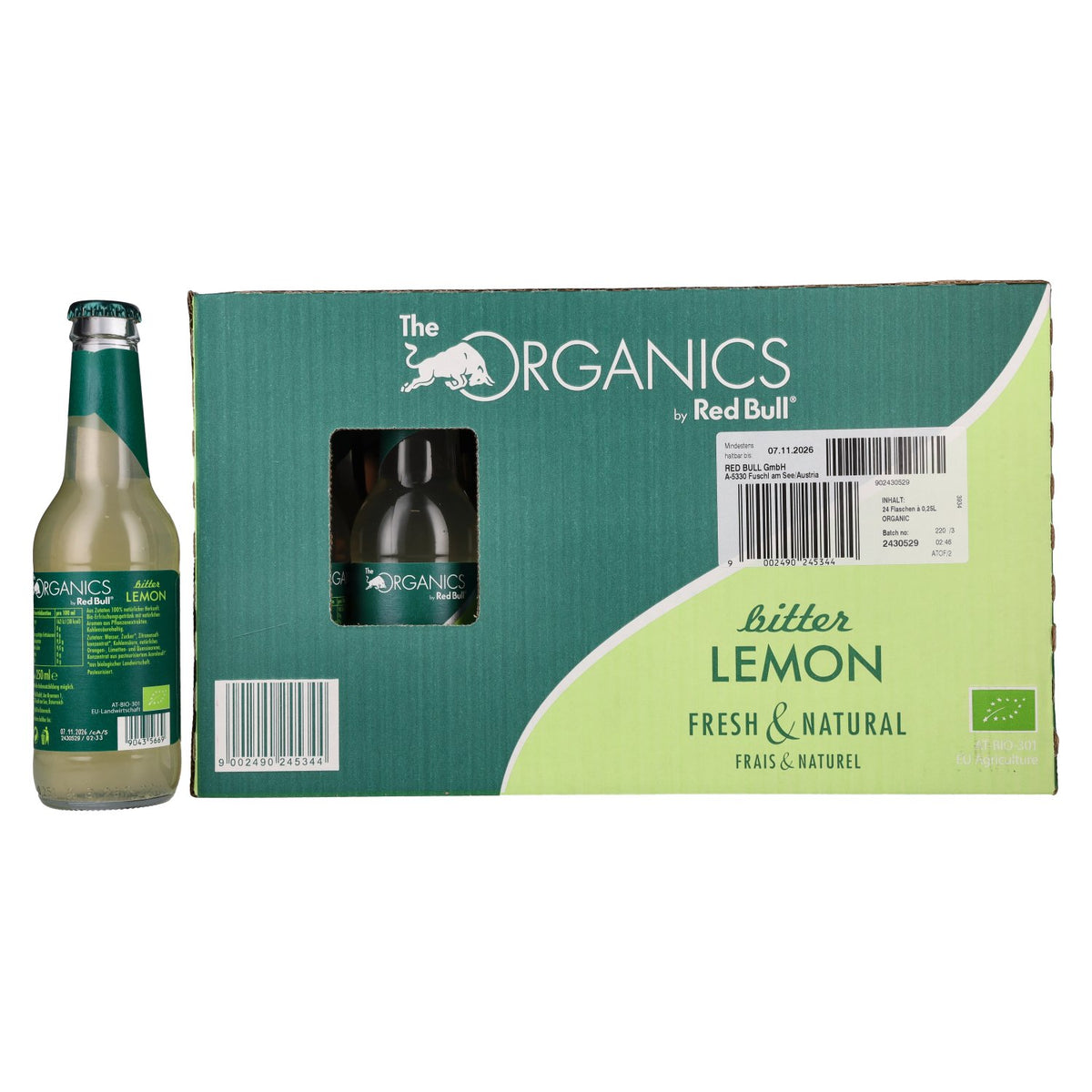Red Bull Organics by Red Bull Bitter LEMON 24 x 0,25 l