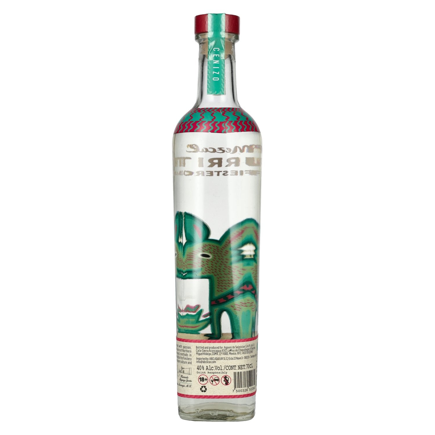 Burrito Fiestero Mezcal Artesanal Cenizo DOP 40% vol. 0,7l