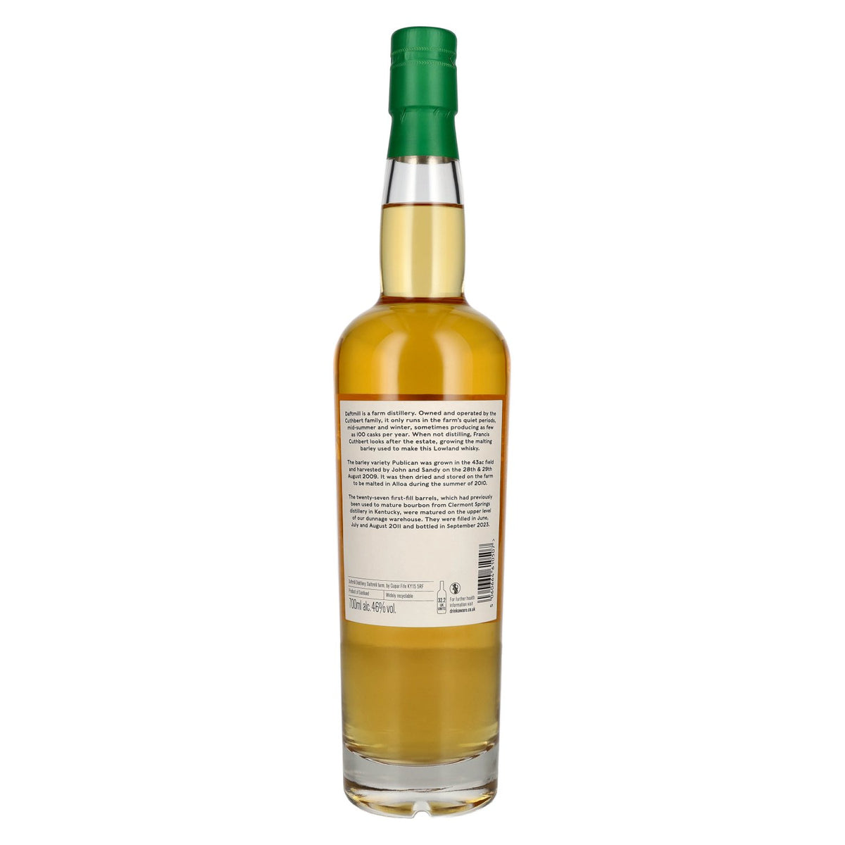 Daftmill Lowland Single Malt Summer Batch Release 2011 46% ABV 0.7l