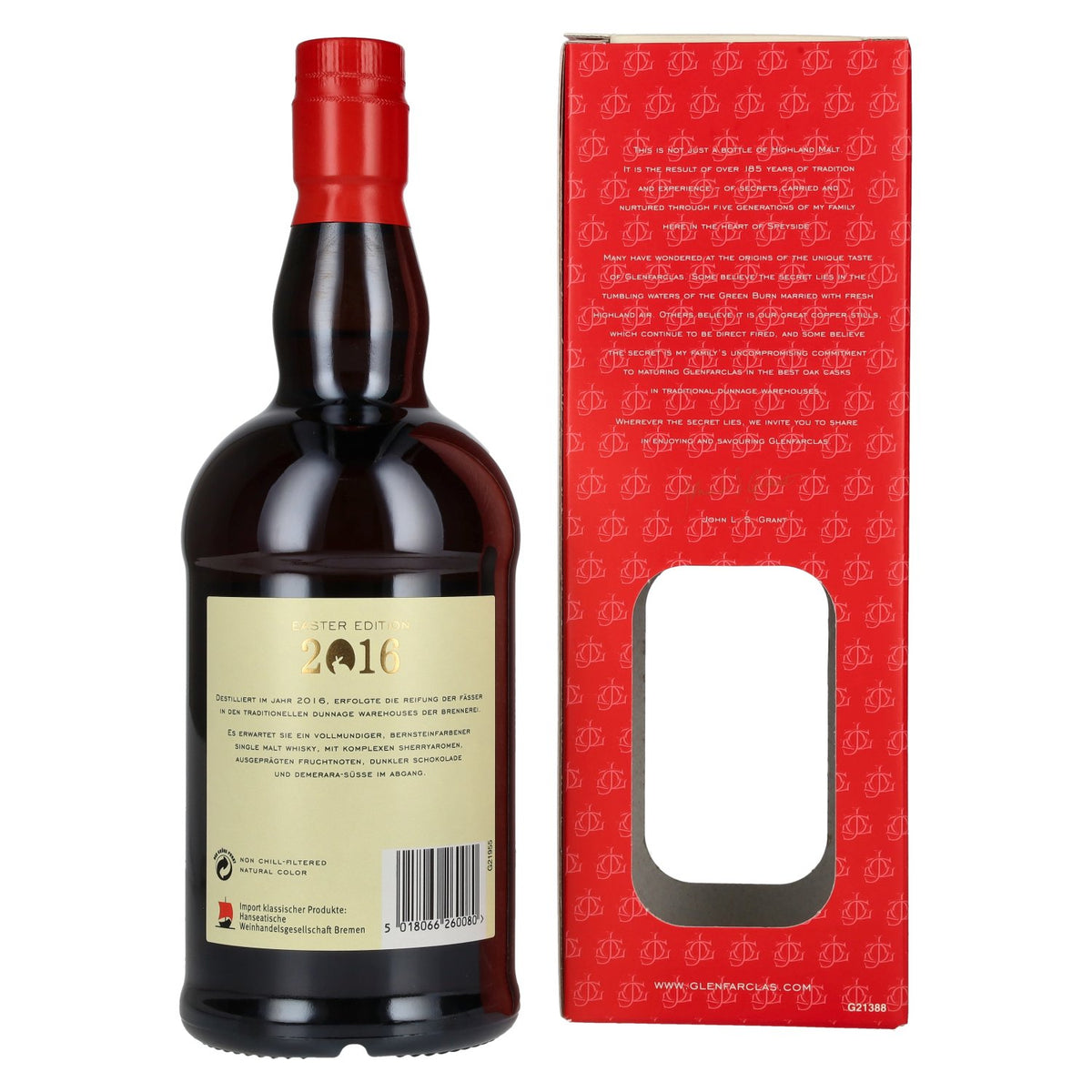 Glenfarclas EASTER EDITION Highland Single Malt Scotch Whisky 2016 46% Vol. 0,7l in Geschenkbox