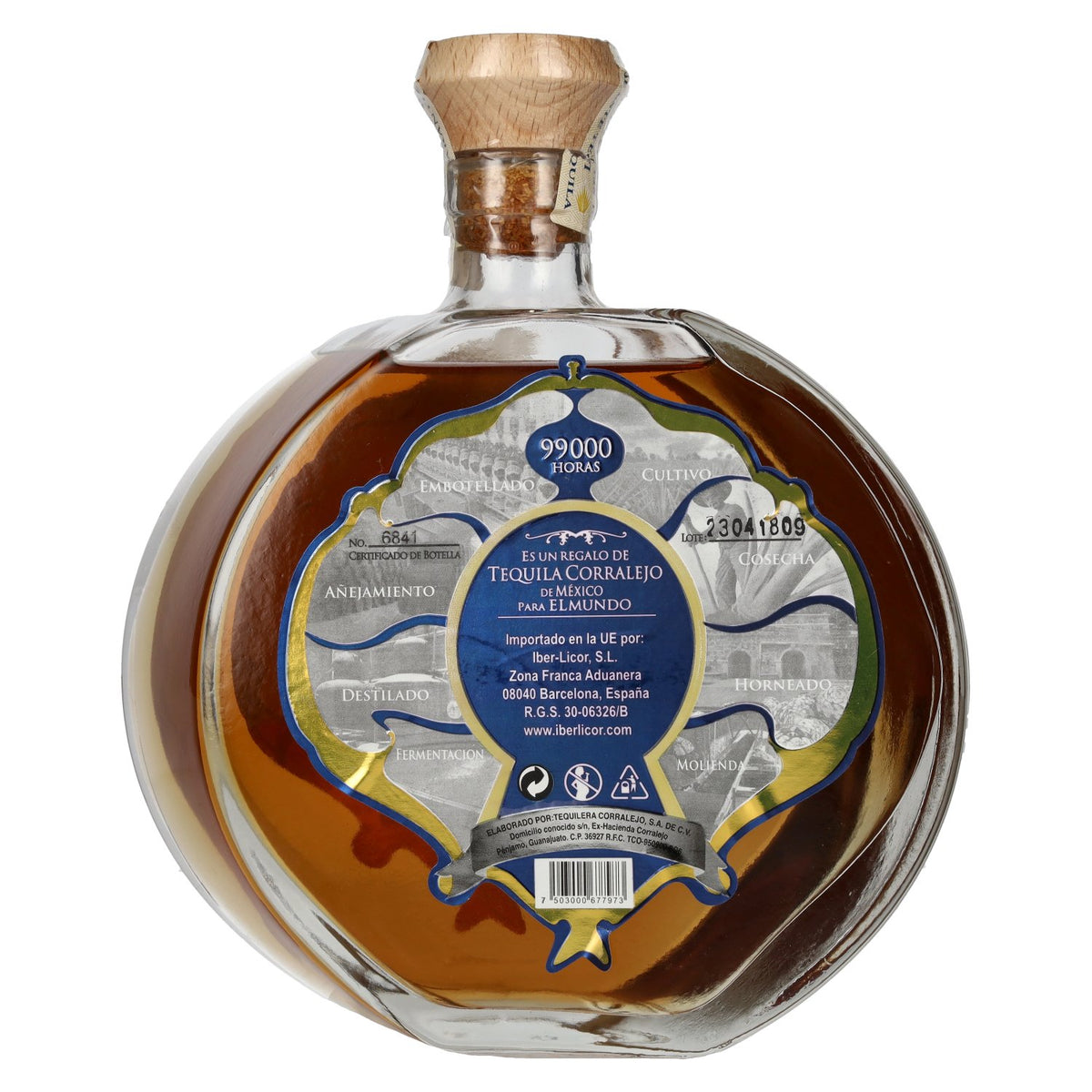 Corralejo Tequila 99,000 HORAS AÑEJO 100% de Agave 38% Vol. 0,7l