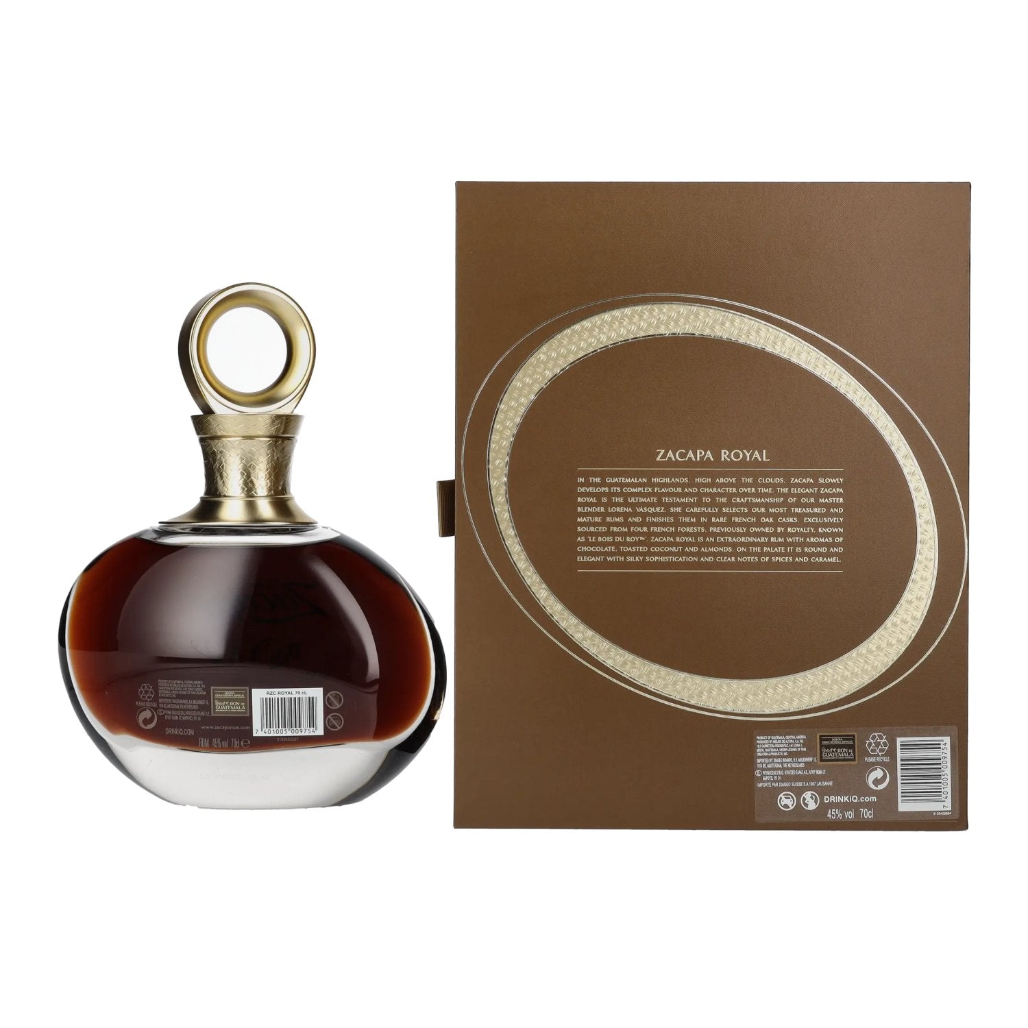 Ron Zacapa Centenario ROYAL Solera Gran Reserva Especial 45% vol. 0,7l en boîte cadeau